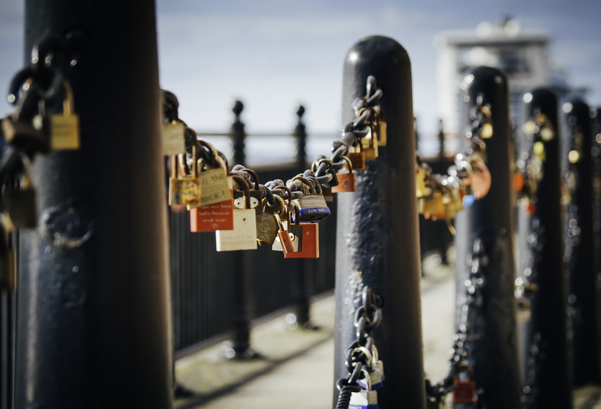 Pentax K-30 sample photo. Love locks photography