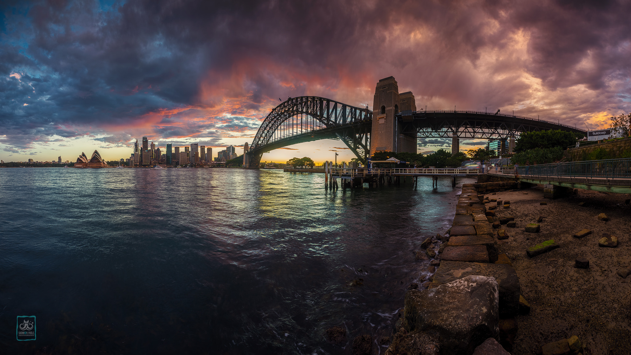 Tamron 18-270mm F3.5-6.3 Di II PZD sample photo. Dramatic sydney sunset photography