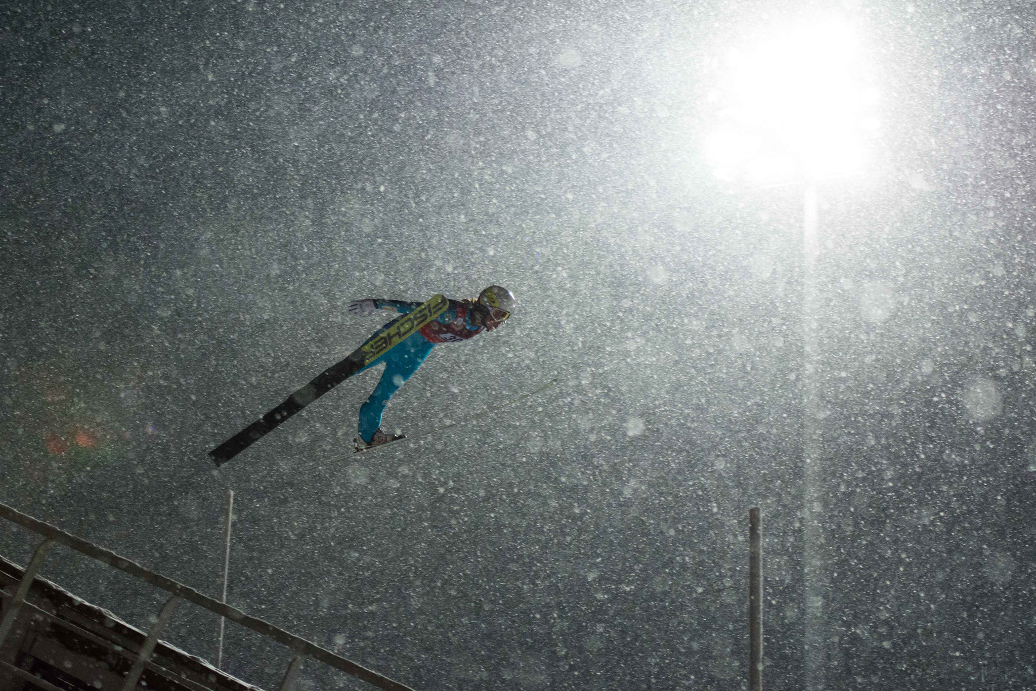 Sigma 70-200mm F2.8 EX DG OS HSM sample photo. Ski jump&fly ii photography