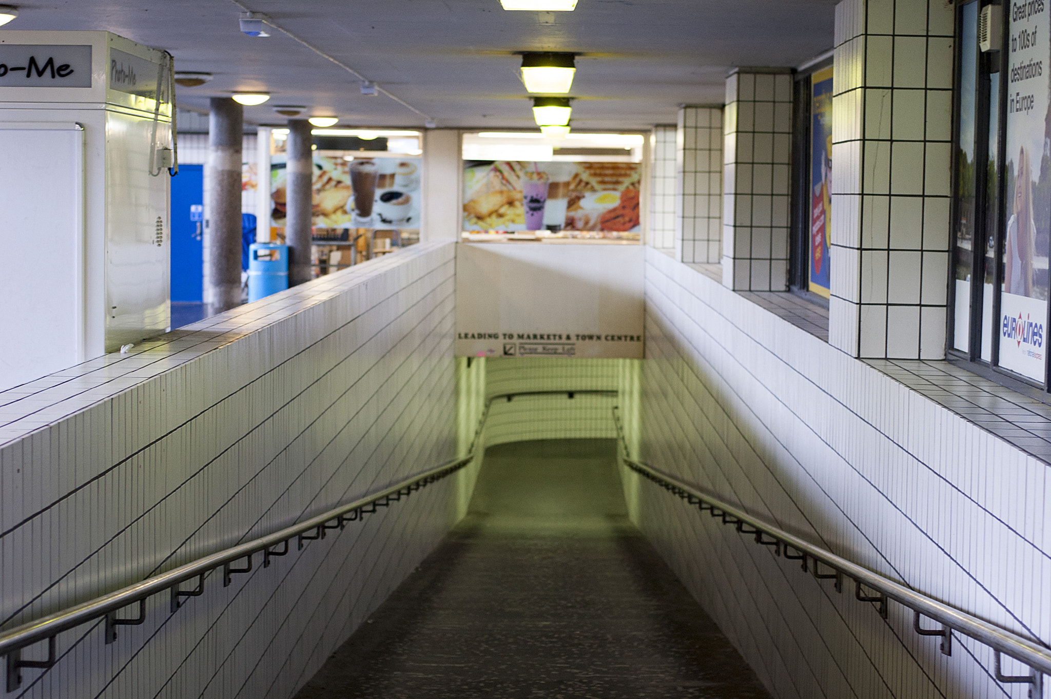 Nikon D40 + Nikon AF-S Nikkor 50mm F1.8G sample photo. Preston bus station photography