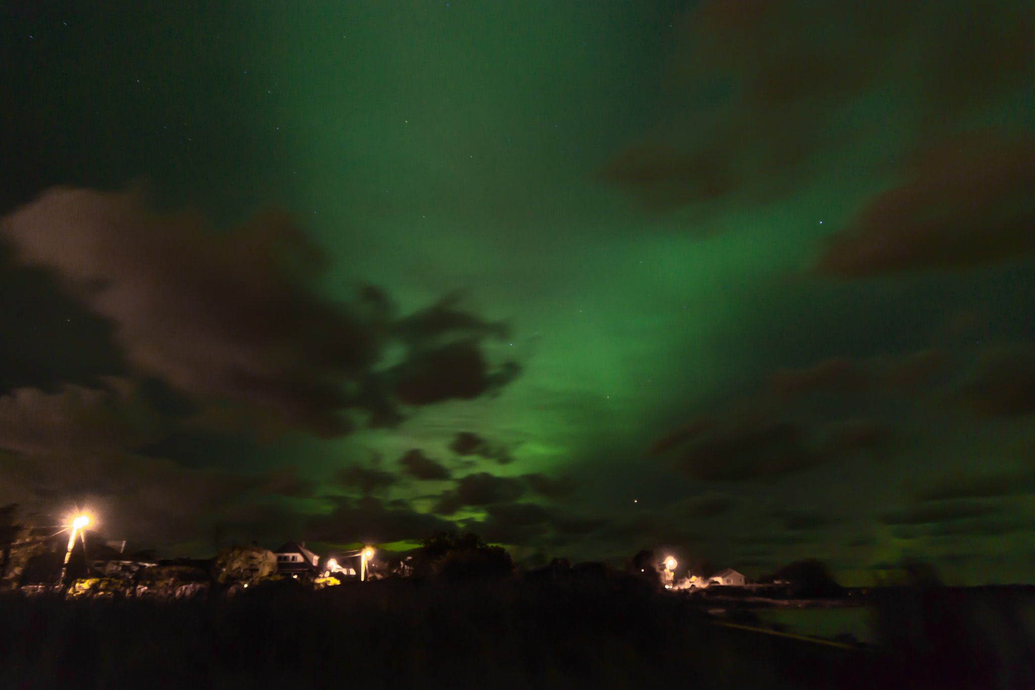 Sigma 10-20mm F4-5.6 EX DC HSM sample photo. Northern lights over estonia photography