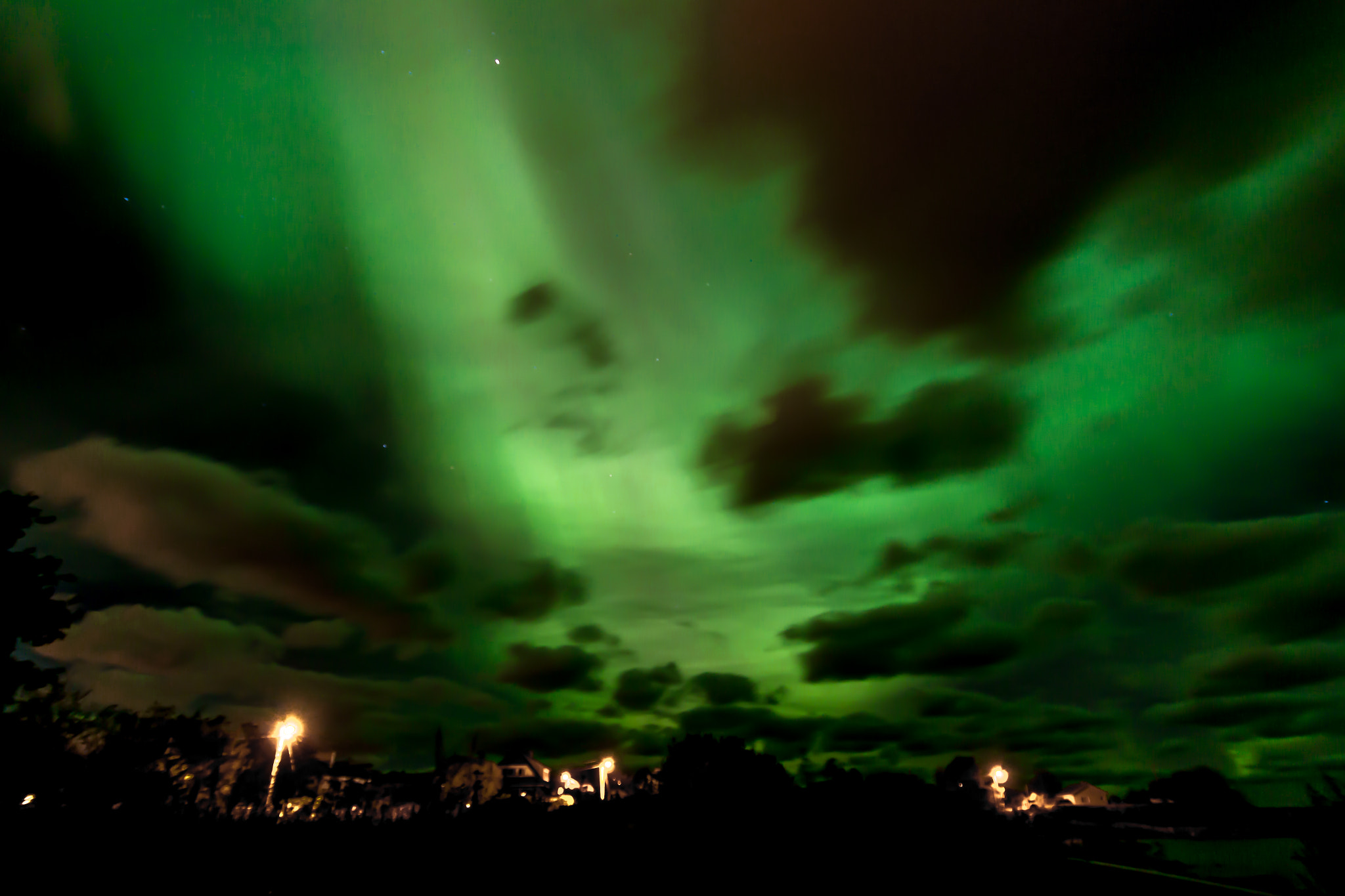 Sigma 10-20mm F4-5.6 EX DC HSM sample photo. Northern lights over estonia photography