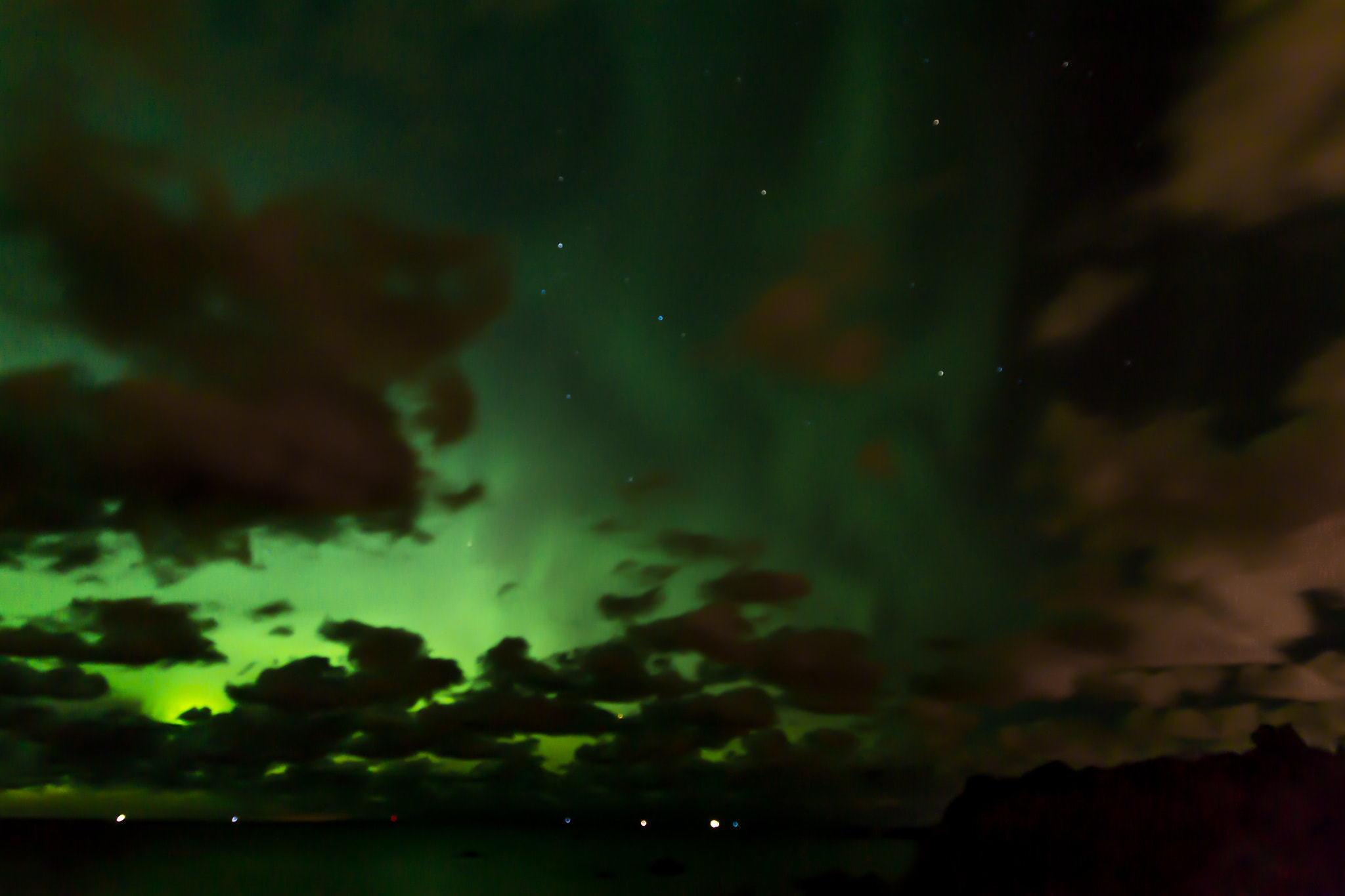 Sigma 10-20mm F4-5.6 EX DC HSM sample photo. Northern lights over estonia photography