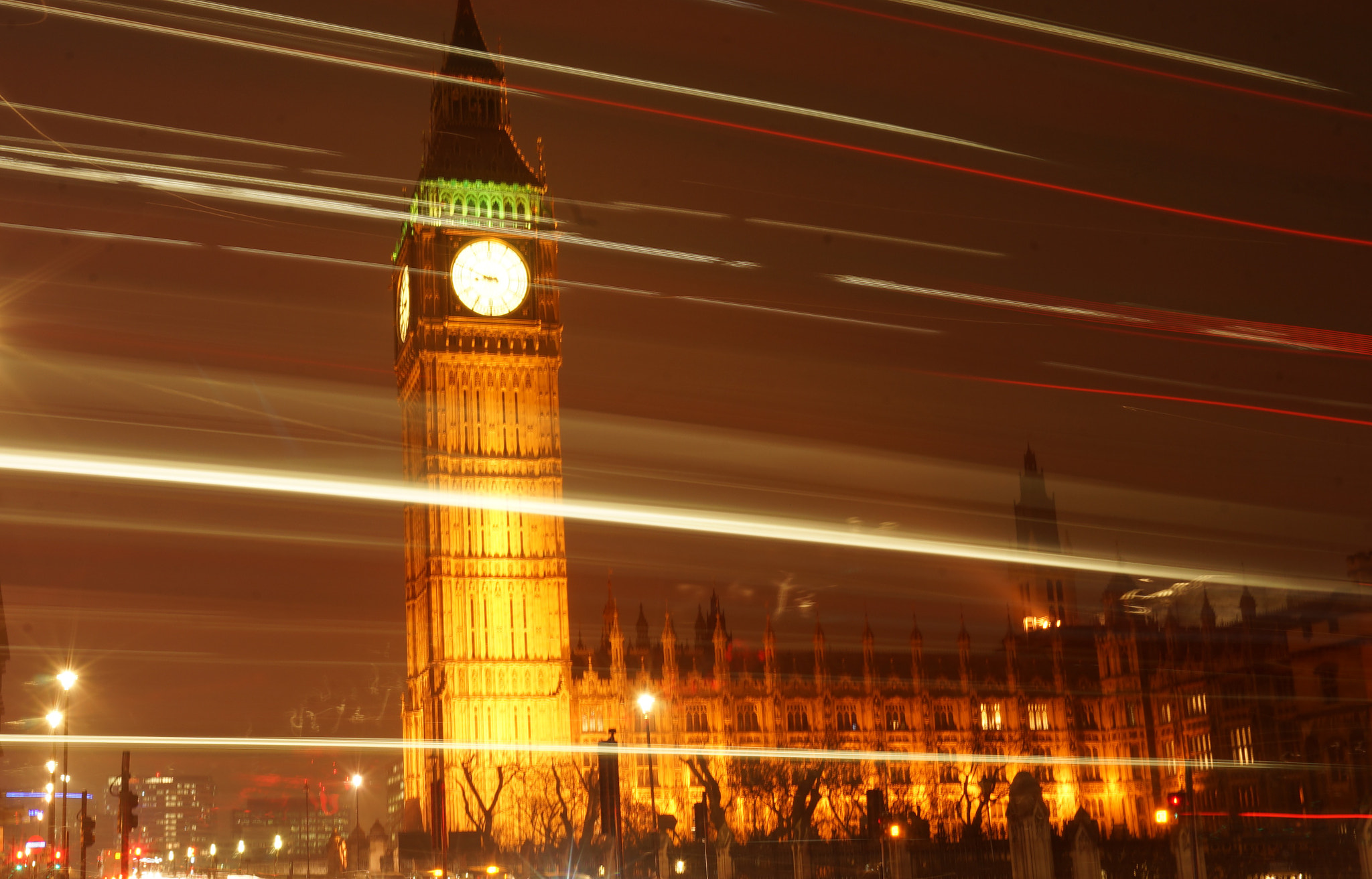 Sony a7 sample photo. Big ben and the parlament - at long explosure photography