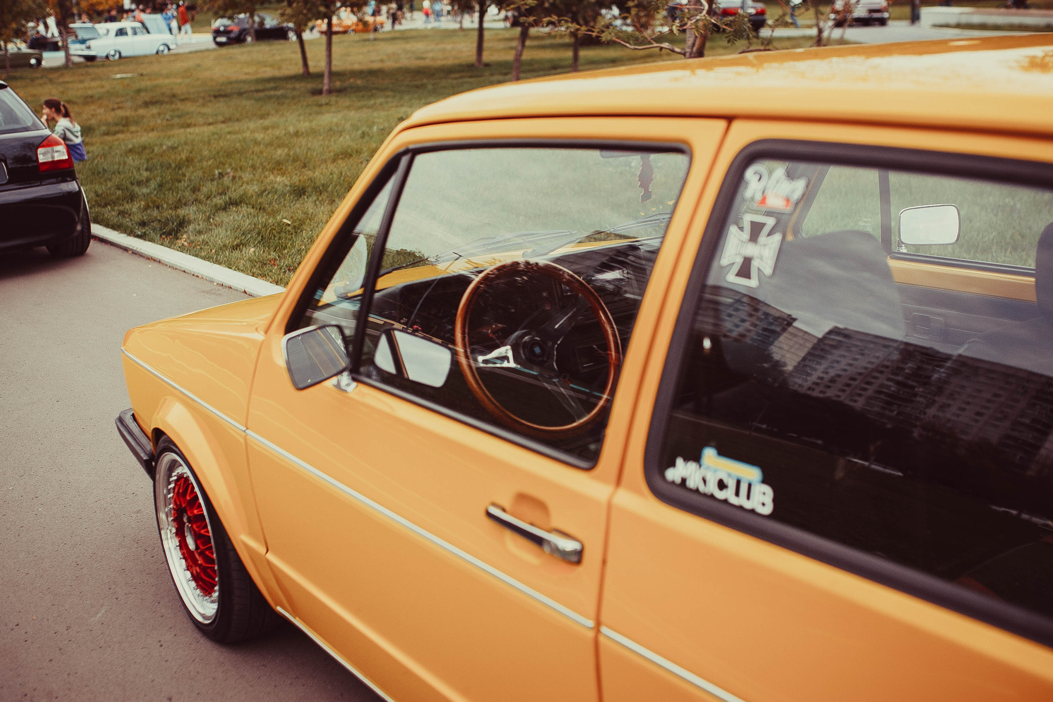 Canon EOS-1D Mark II sample photo. Vw golf 1st gen photography