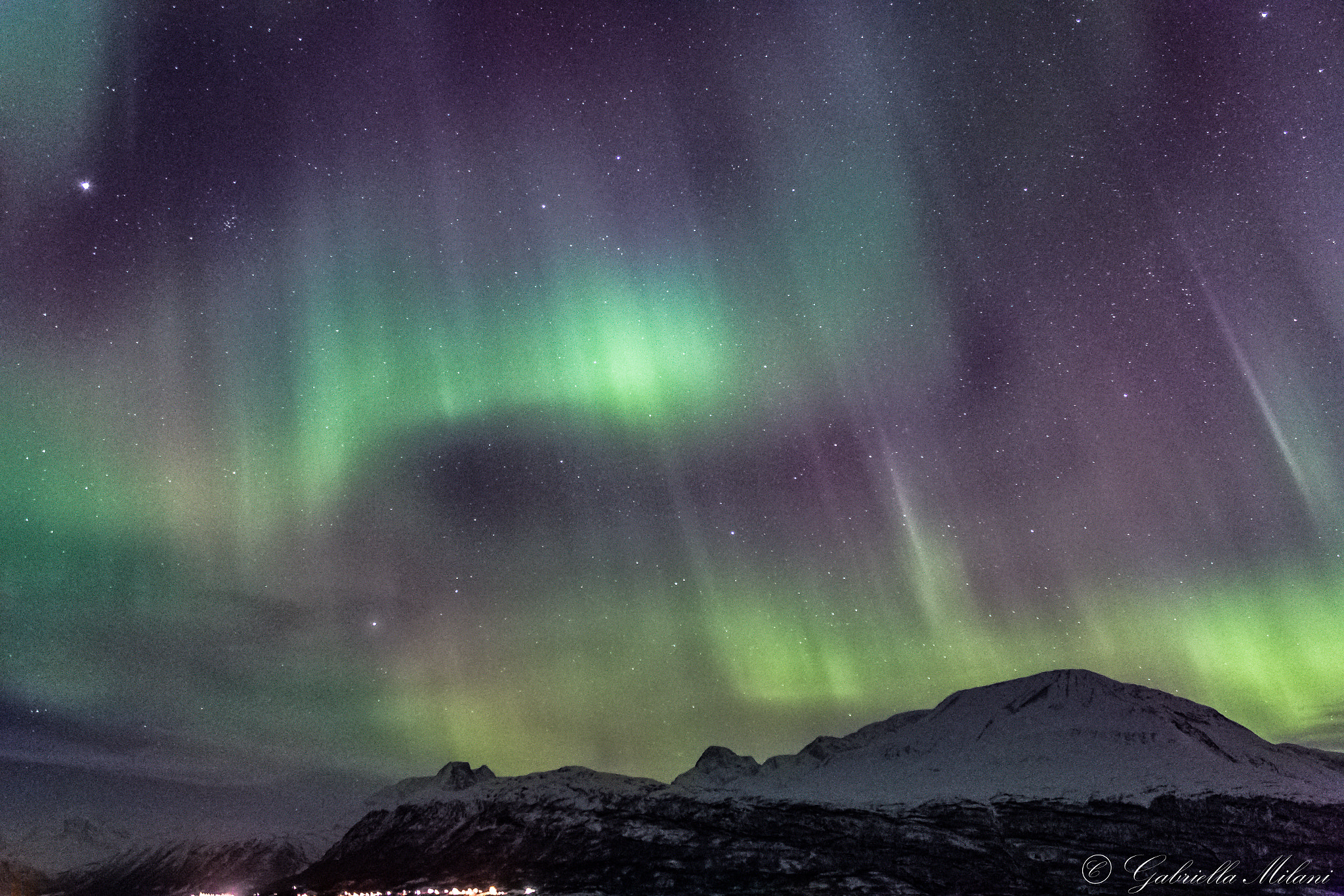 Canon EF-S 18-55mm F3.5-5.6 III sample photo. Aurora borealis photography