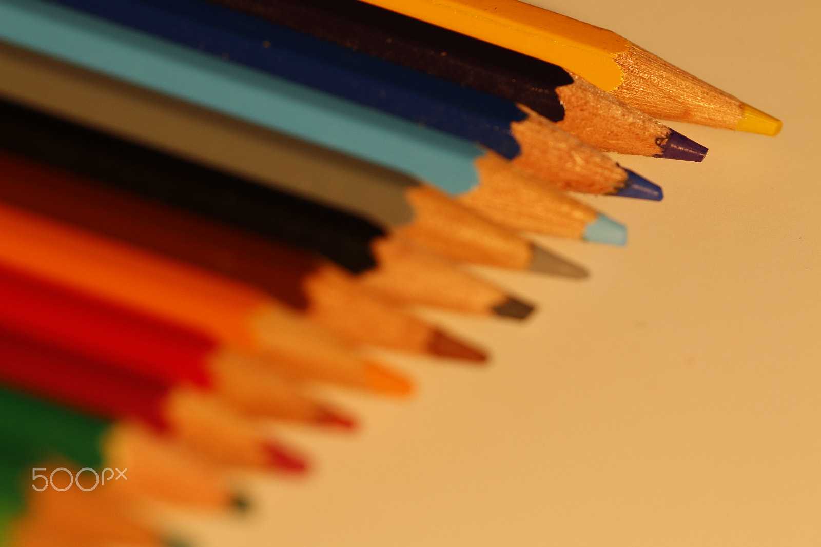 Sigma APO Macro 180mm F2.8 EX DG OS HSM sample photo. Color pencils photography