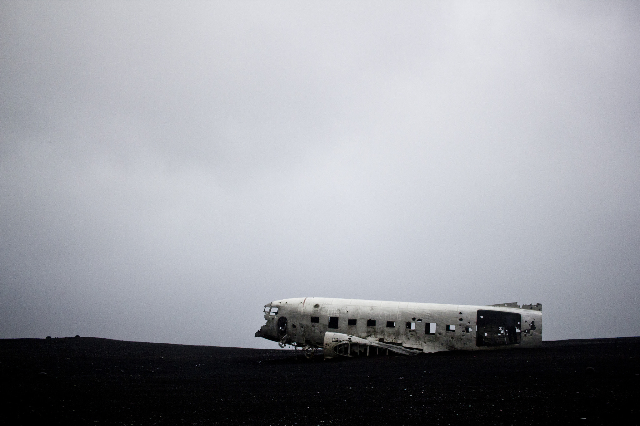 Canon EF-S 24mm F2.8 STM sample photo. Solheimasandur plane wreck photography