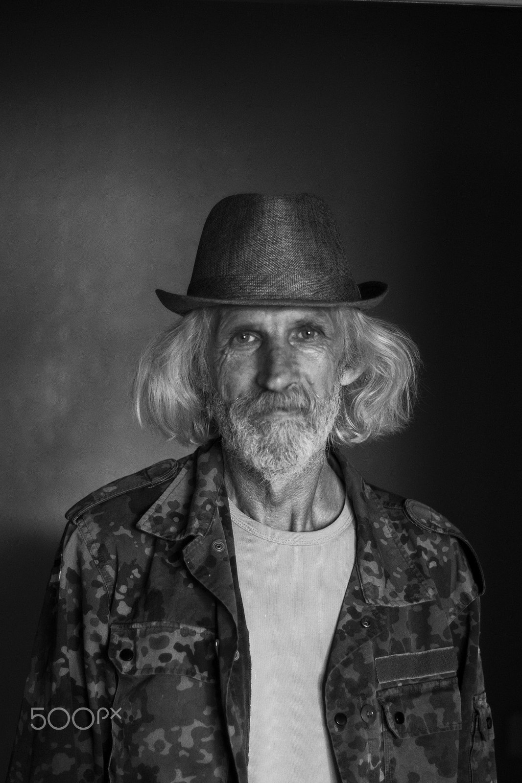 Sony Alpha DSLR-A500 + Sony 50mm F1.4 sample photo. Dude. bw photography