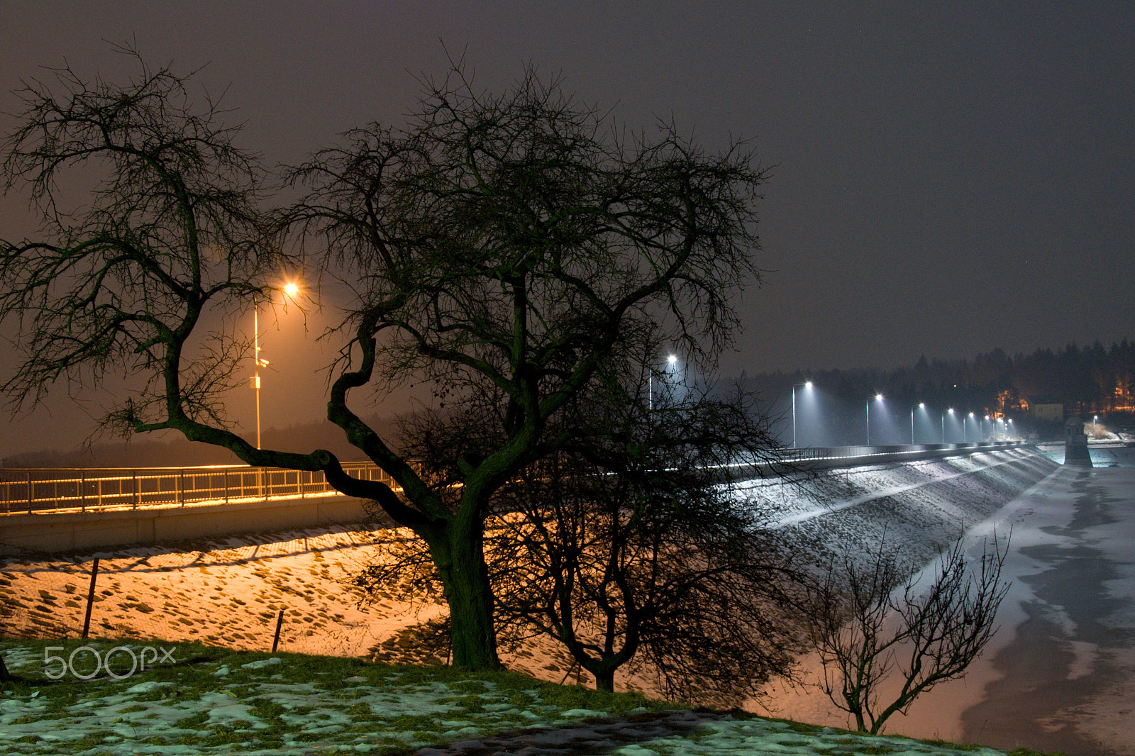 Nikon D200 sample photo. Plumlov dam photography