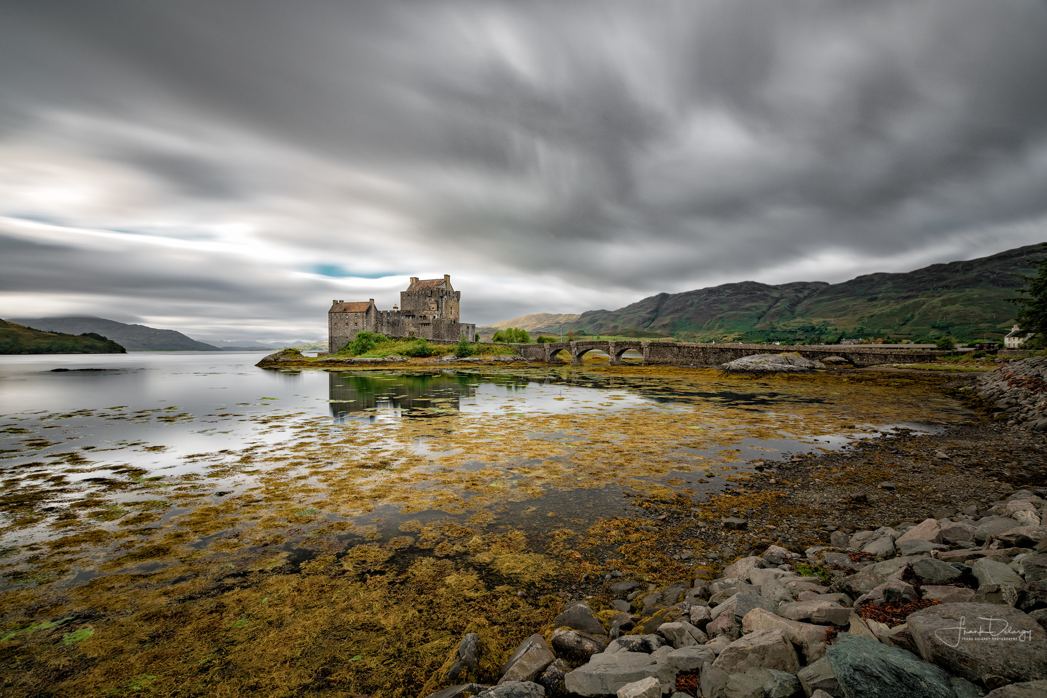 Sony a7R II + Canon EF 16-35mm F2.8L II USM sample photo. Eileen donan castle. photography