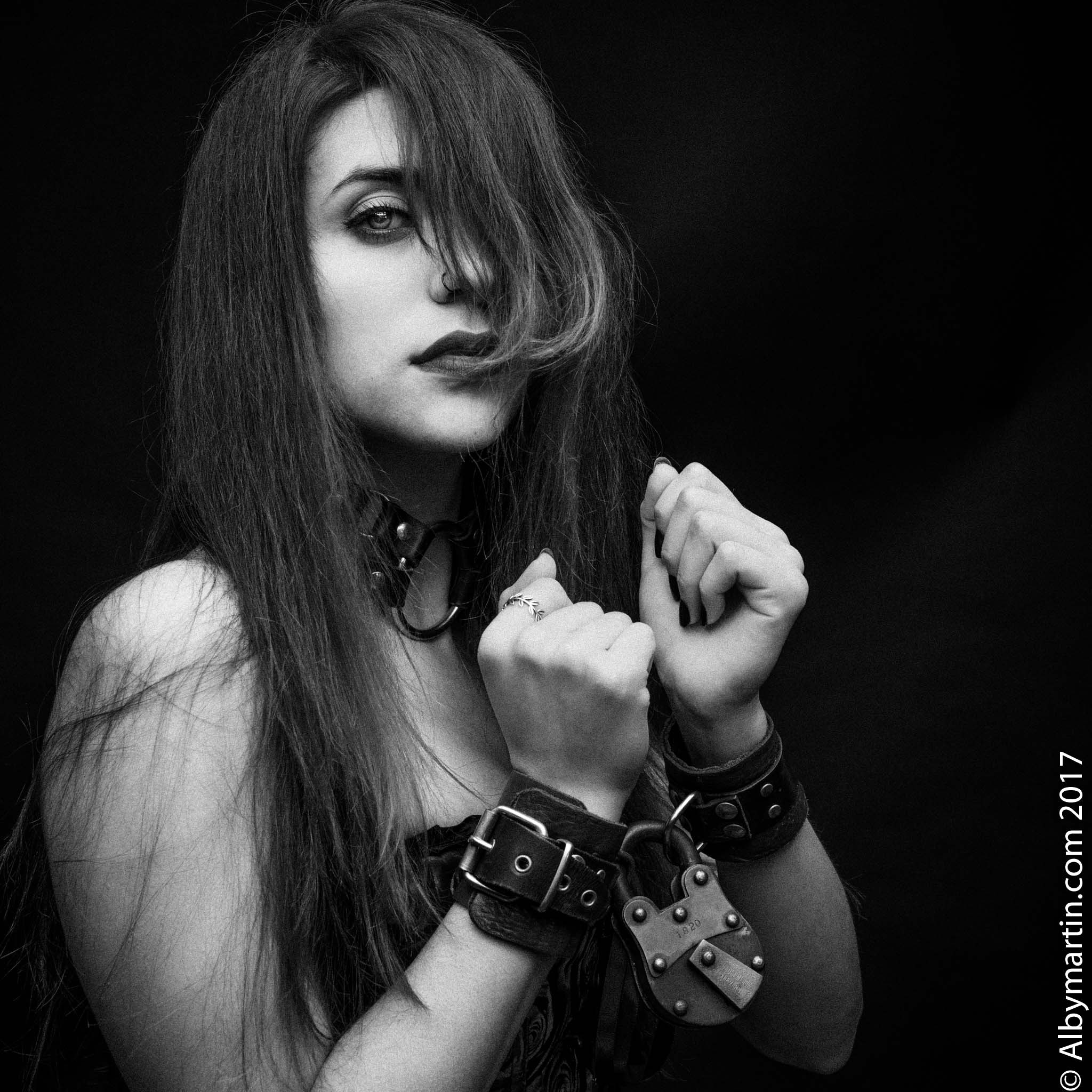 Nikon D800 sample photo. Chained beauty photography