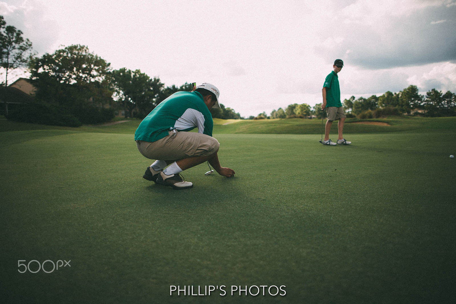 Canon EOS 5D + Canon EF 24mm F1.4L II USM sample photo. Golf match photography