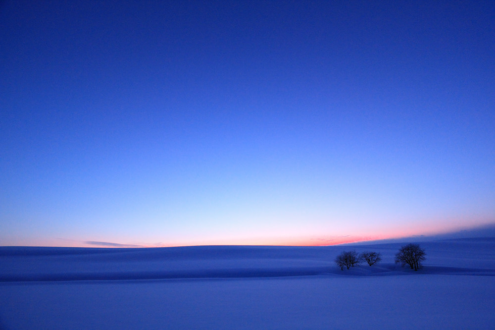 Canon EOS 550D (EOS Rebel T2i / EOS Kiss X4) sample photo. Kawanishi shibetsu hokkado sunset photography