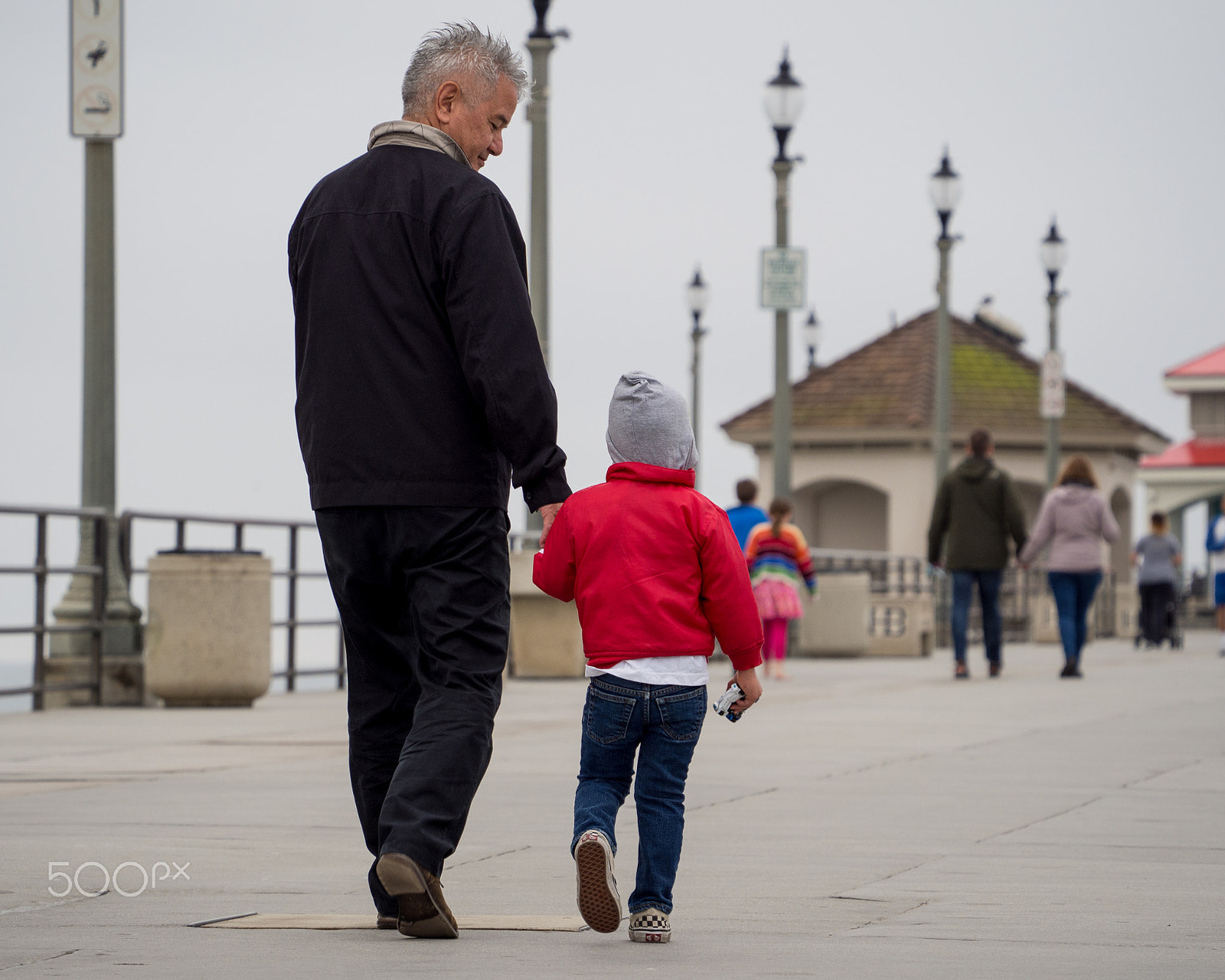 Olympus OM-D E-M10 II sample photo. Father and son photography