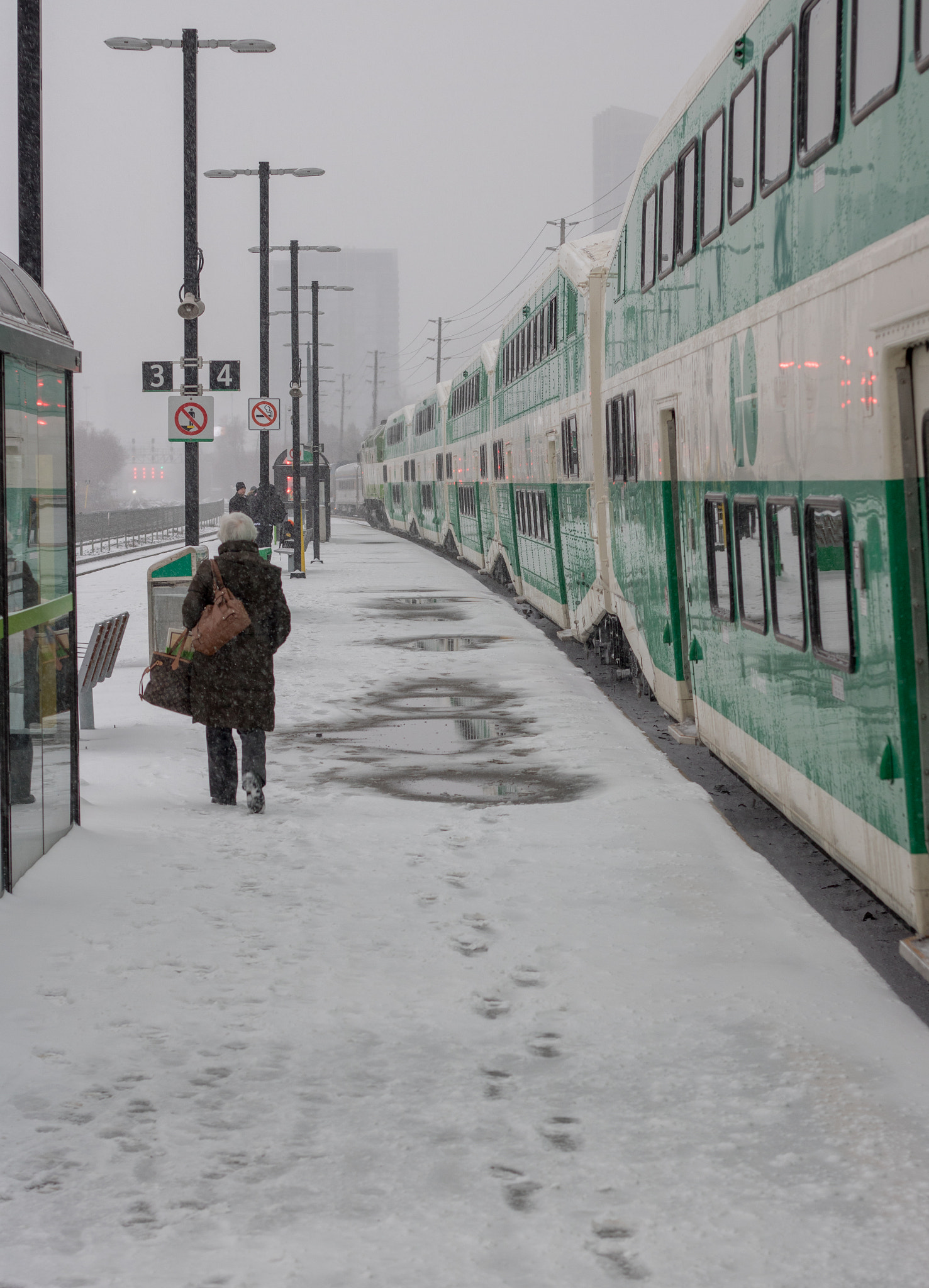 Canon EOS 760D (EOS Rebel T6s / EOS 8000D) sample photo. Snowy way home photography
