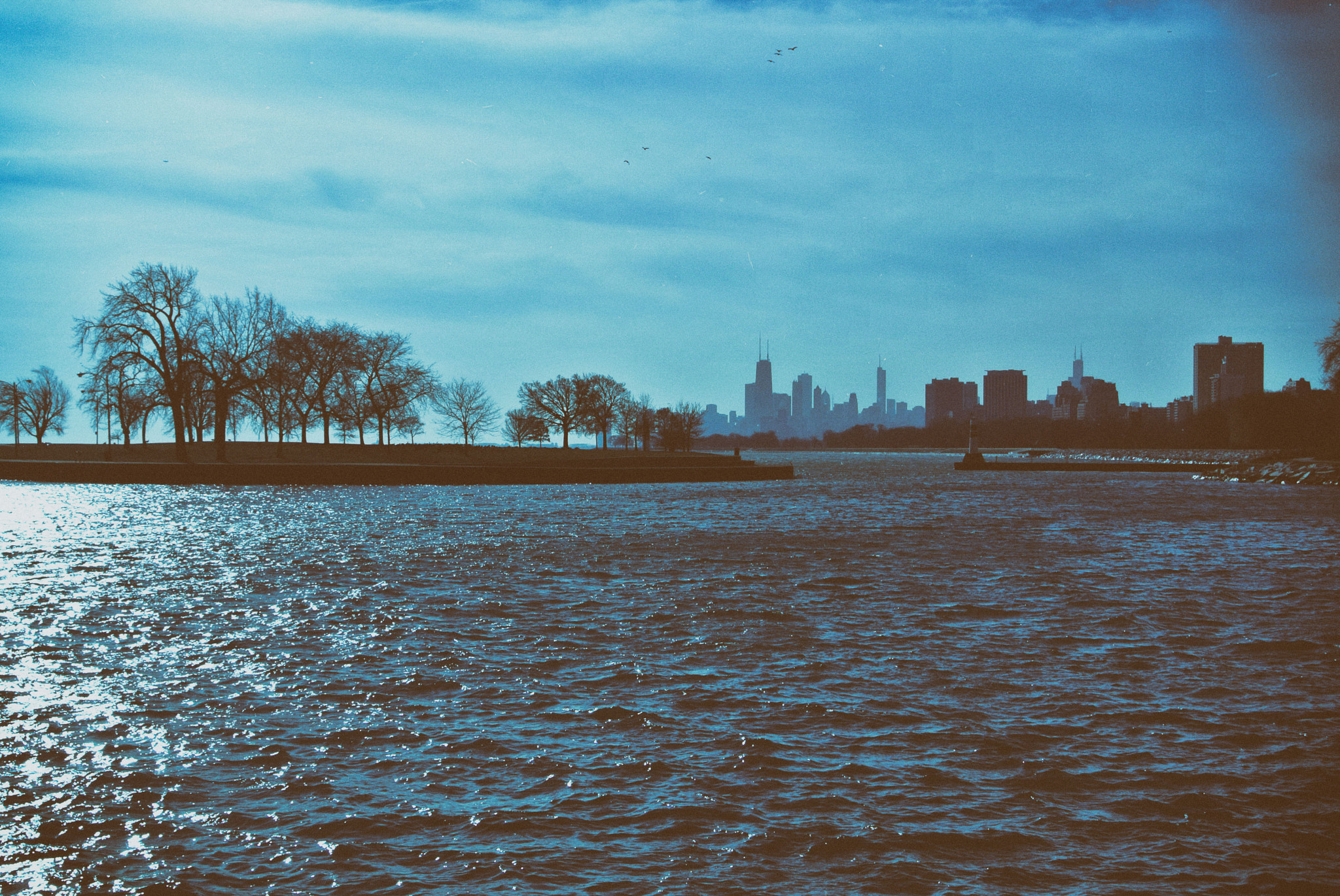 Nikon 1 V1 sample photo. Chicago from montrose harbor photography