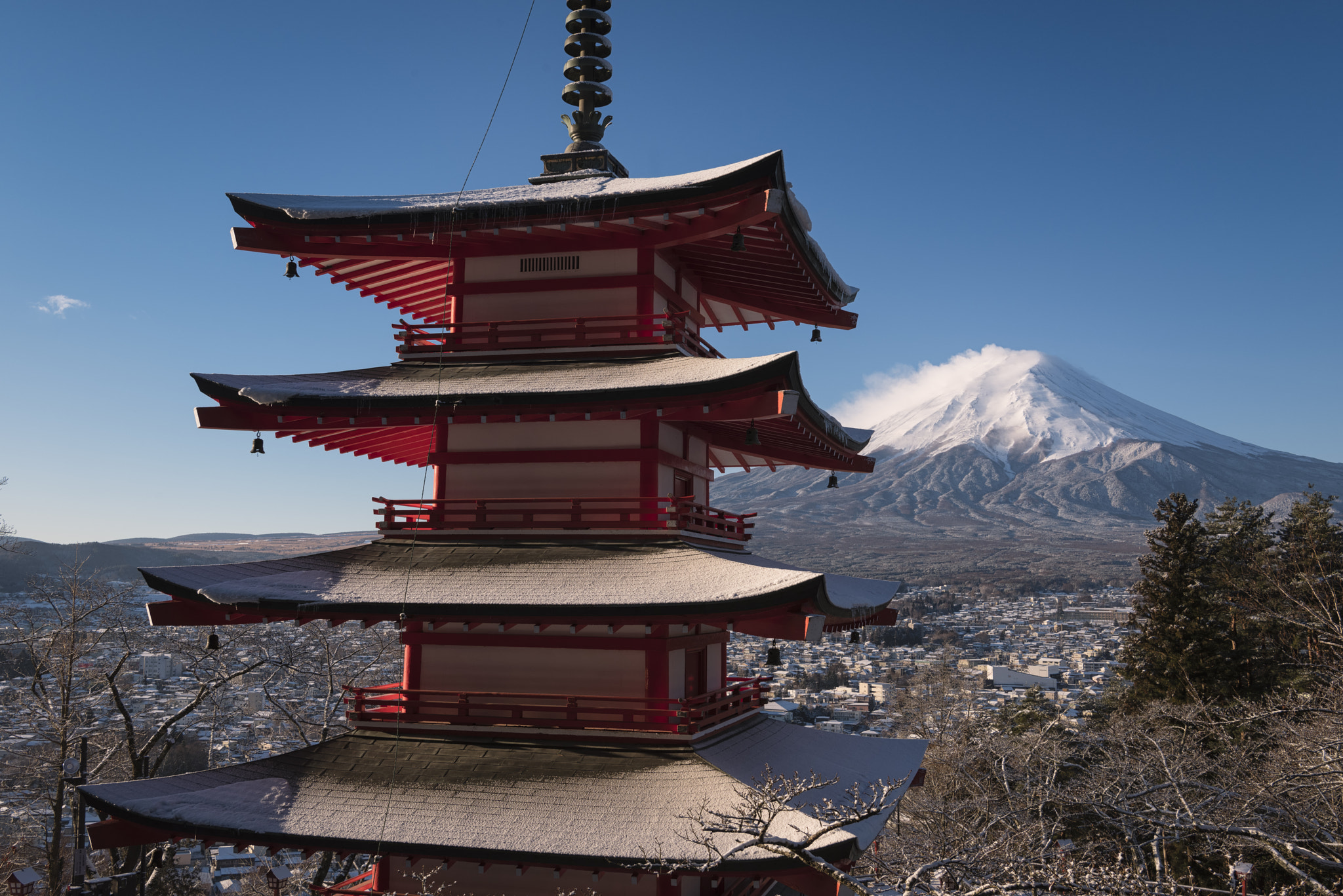 Nikon D810A + Nikon AF-S Nikkor 24-70mm F2.8E ED VR sample photo. Mt. fuji in winter photography