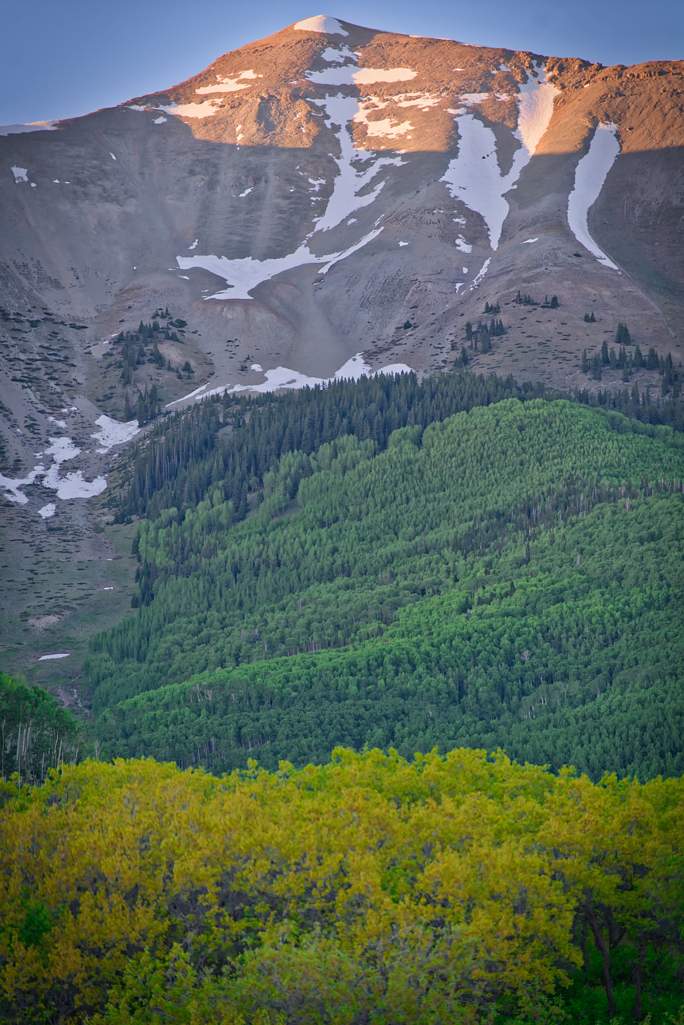 Sony FE 70-200mm F4 G OSS sample photo. Rocky mountain colors of layer photography