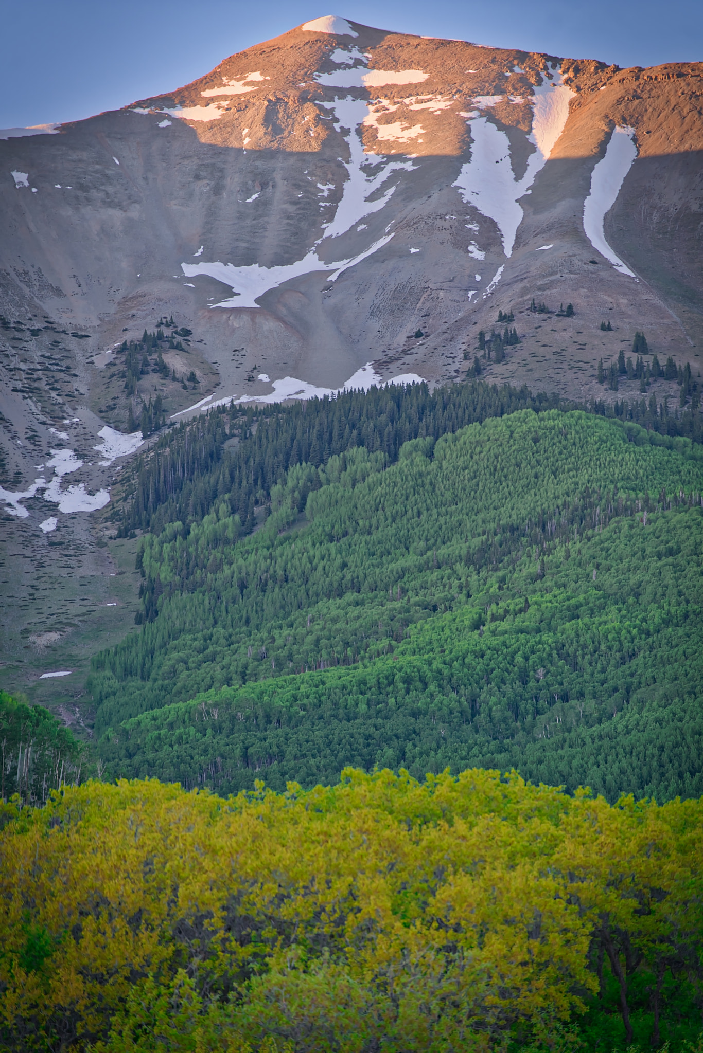 Sony a7R II + Sony FE 70-200mm F4 G OSS sample photo. Rocky mountain colors of layer photography