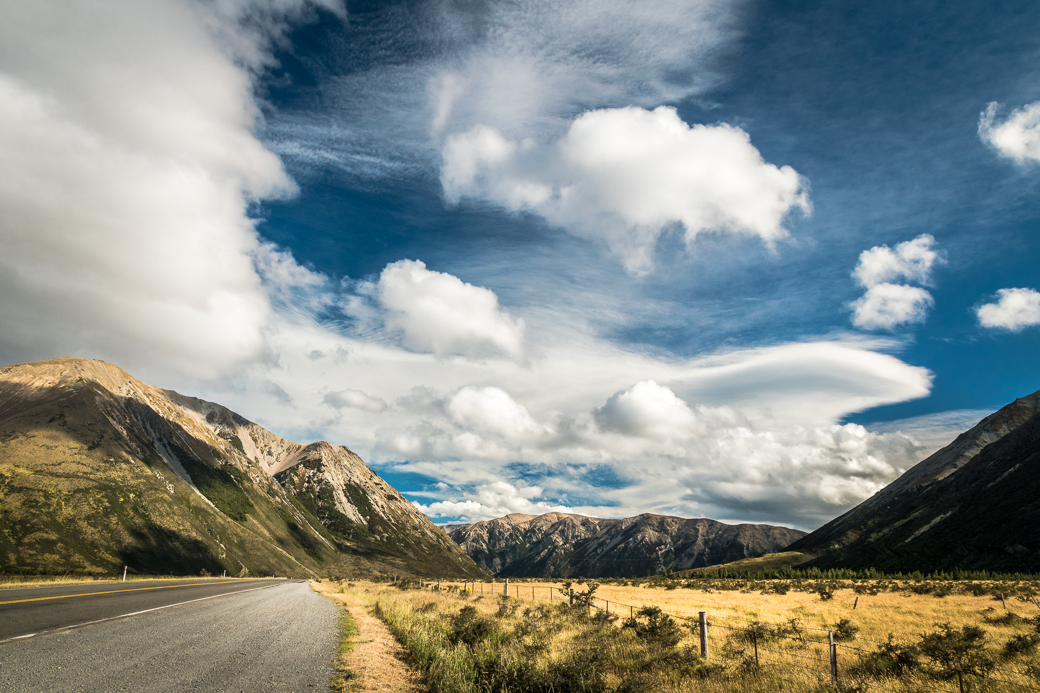 Nikon D5500 sample photo. Road and sky photography
