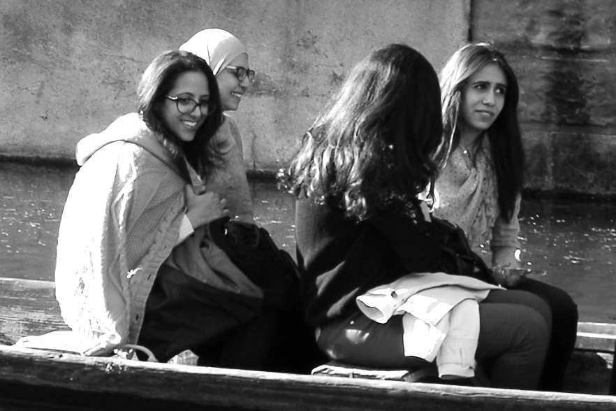 Pentax K-30 sample photo. Four girls on a boat. photography