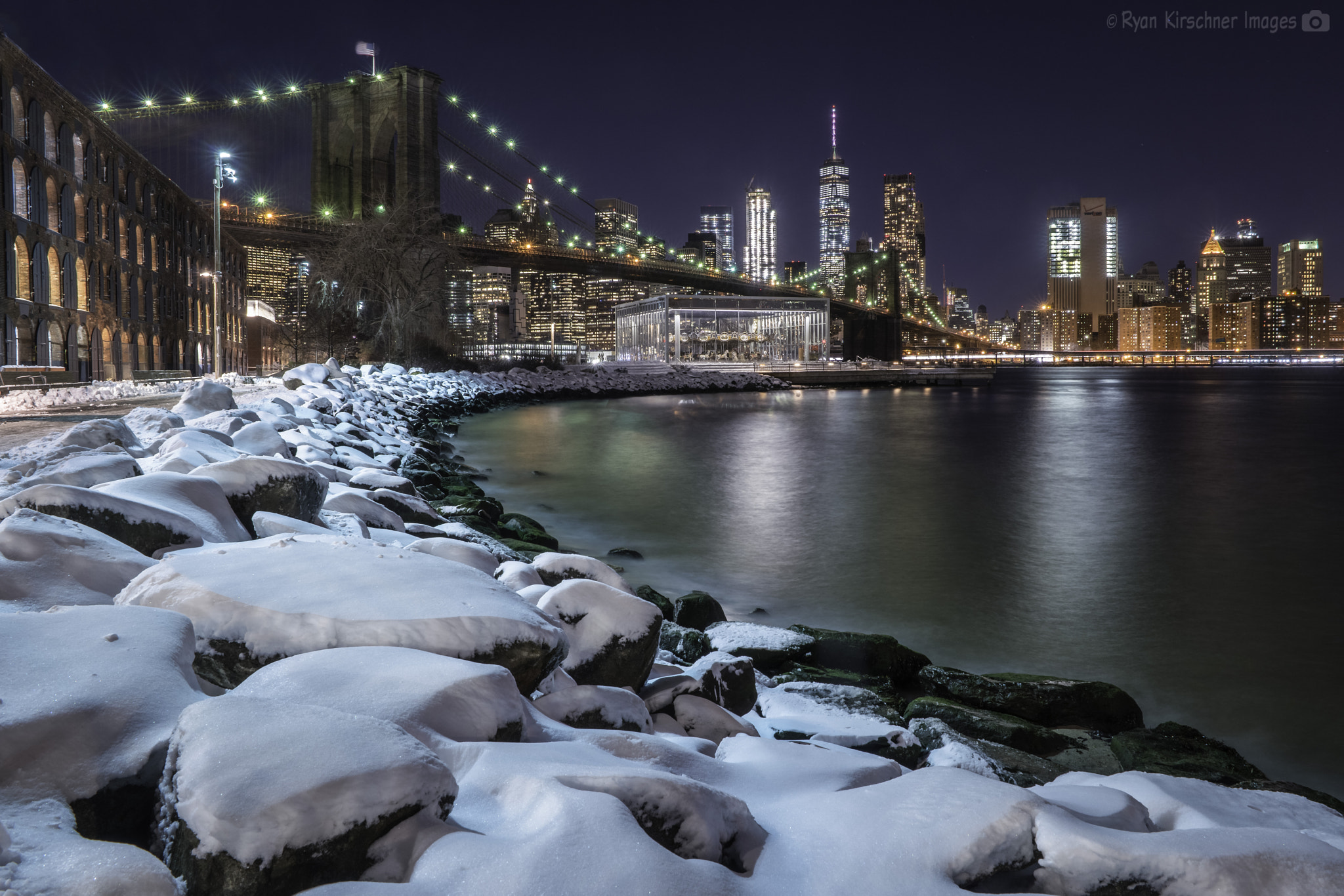 Samsung NX 16-50mm F2.0-2.8 S ED OIS sample photo. Winter view from brooklyn photography