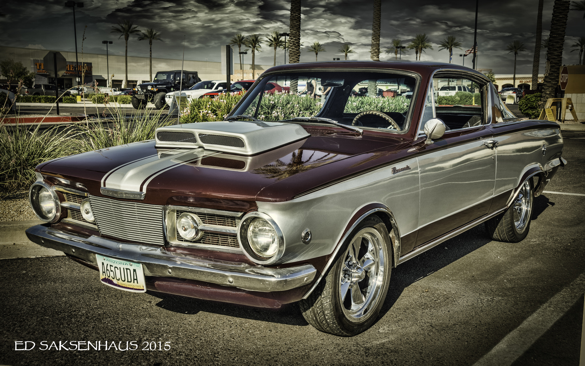 Nikon D800 + AF Zoom-Nikkor 24-120mm f/3.5-5.6D IF sample photo. 1965 plymouth barracuda photography