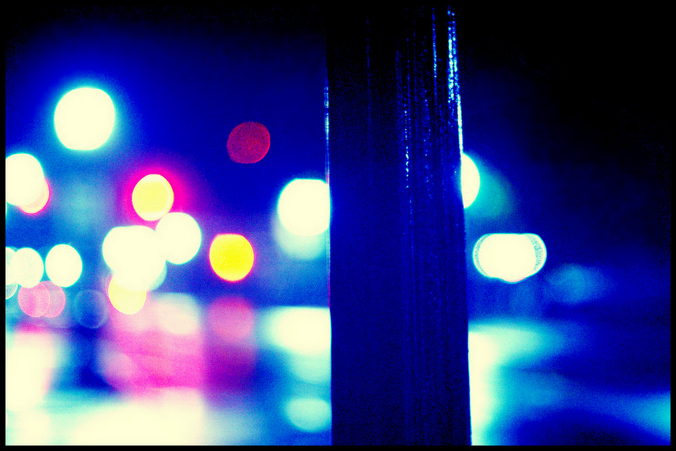 Manual Lens No CPU sample photo. Rainy city night viii photography