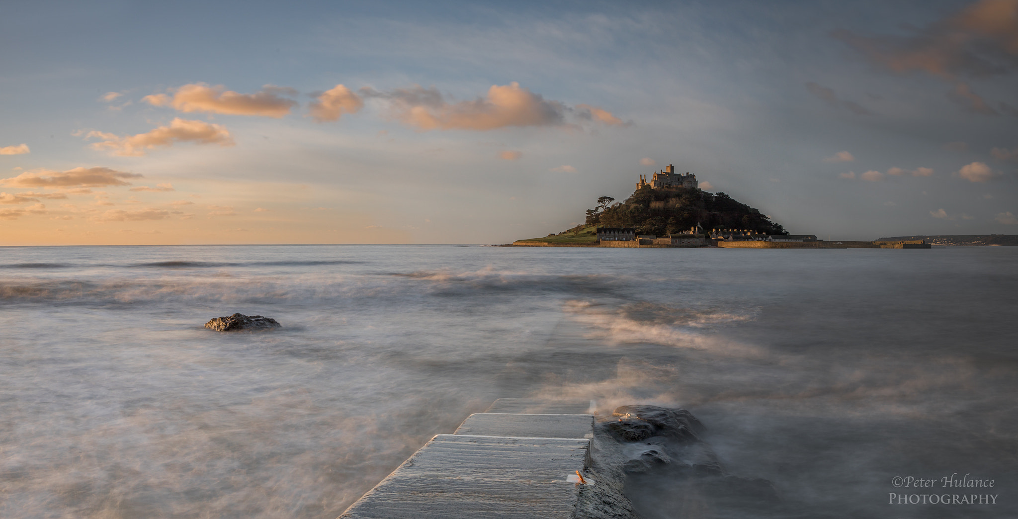 Canon EF 24-70mm F2.8L USM sample photo. St michaels mount at sunrise photography