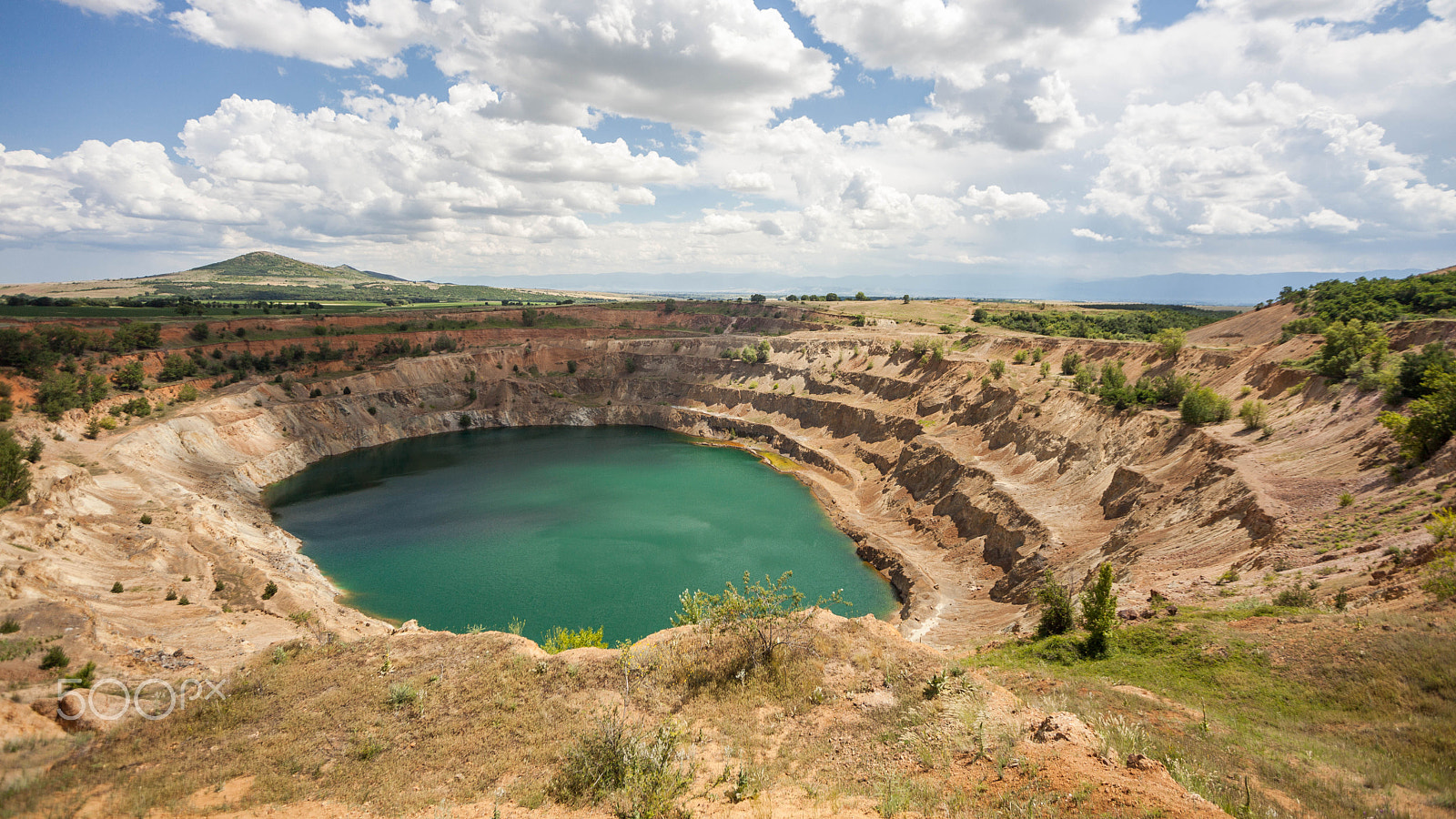 Sigma 15-30mm f/3.5-4.5 EX DG Aspherical sample photo. Open pit copper mine nearby city of pazardzhik, bg photography