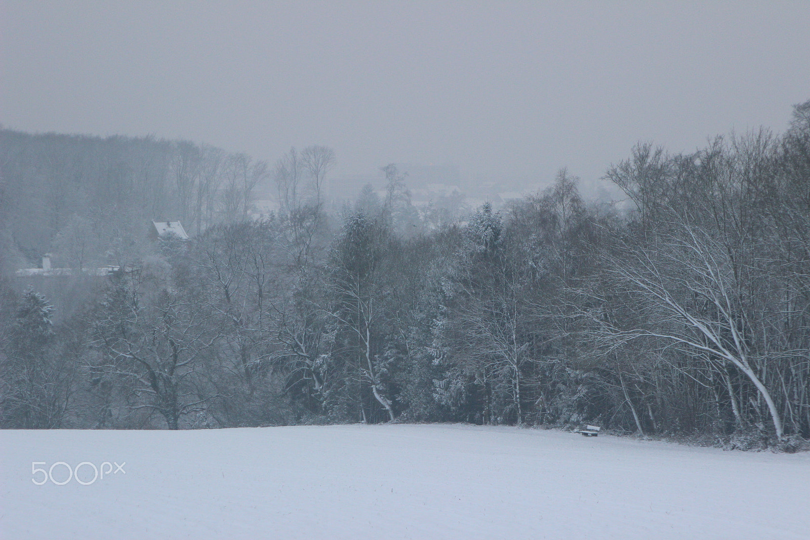 Canon EF 28-105mm f/3.5-4.5 USM sample photo. Snowy landscape - germany 07 photography
