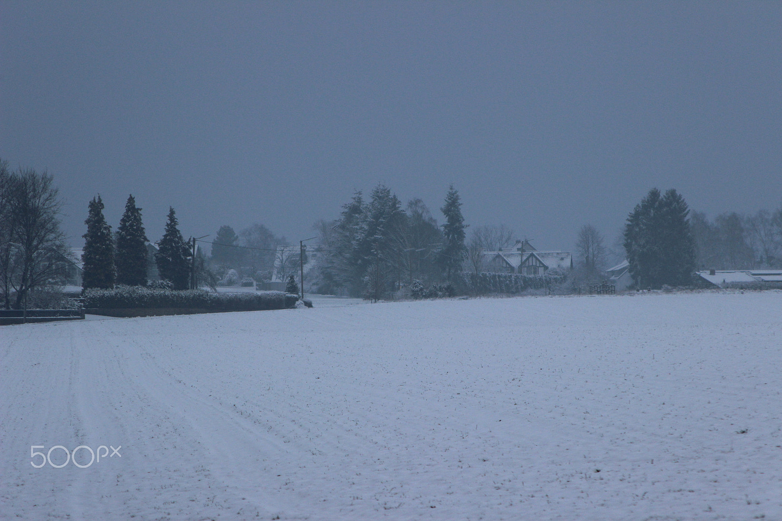 Canon EF 28-105mm f/3.5-4.5 USM sample photo. Snowy landscape - germany 09 photography