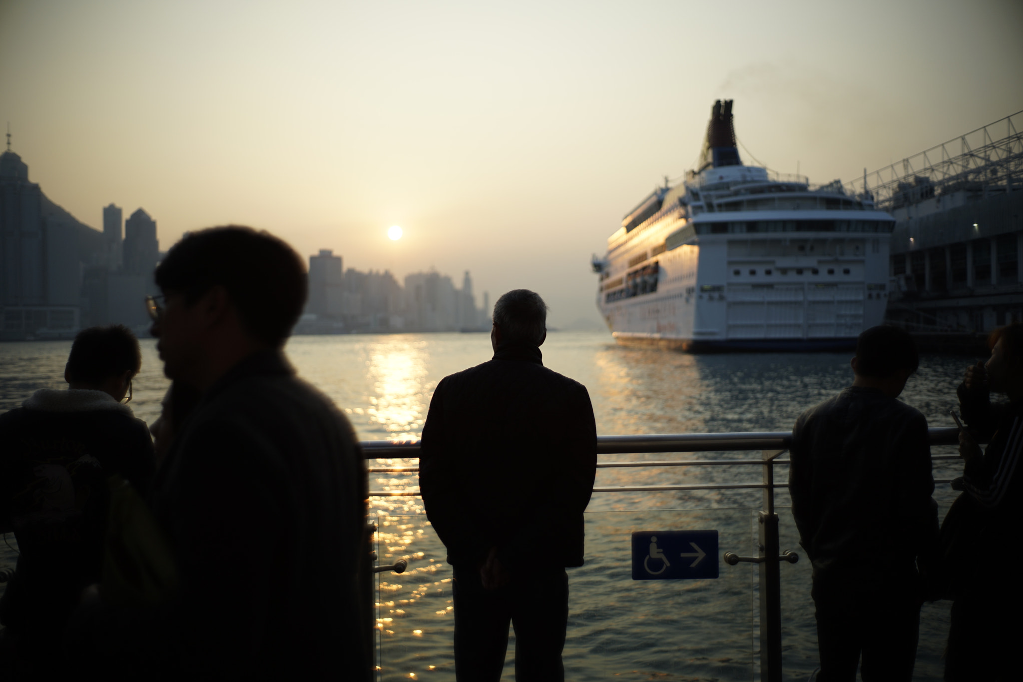 Sony a7 II + Canon EF 40mm F2.8 STM sample photo. Harbour sunset photography