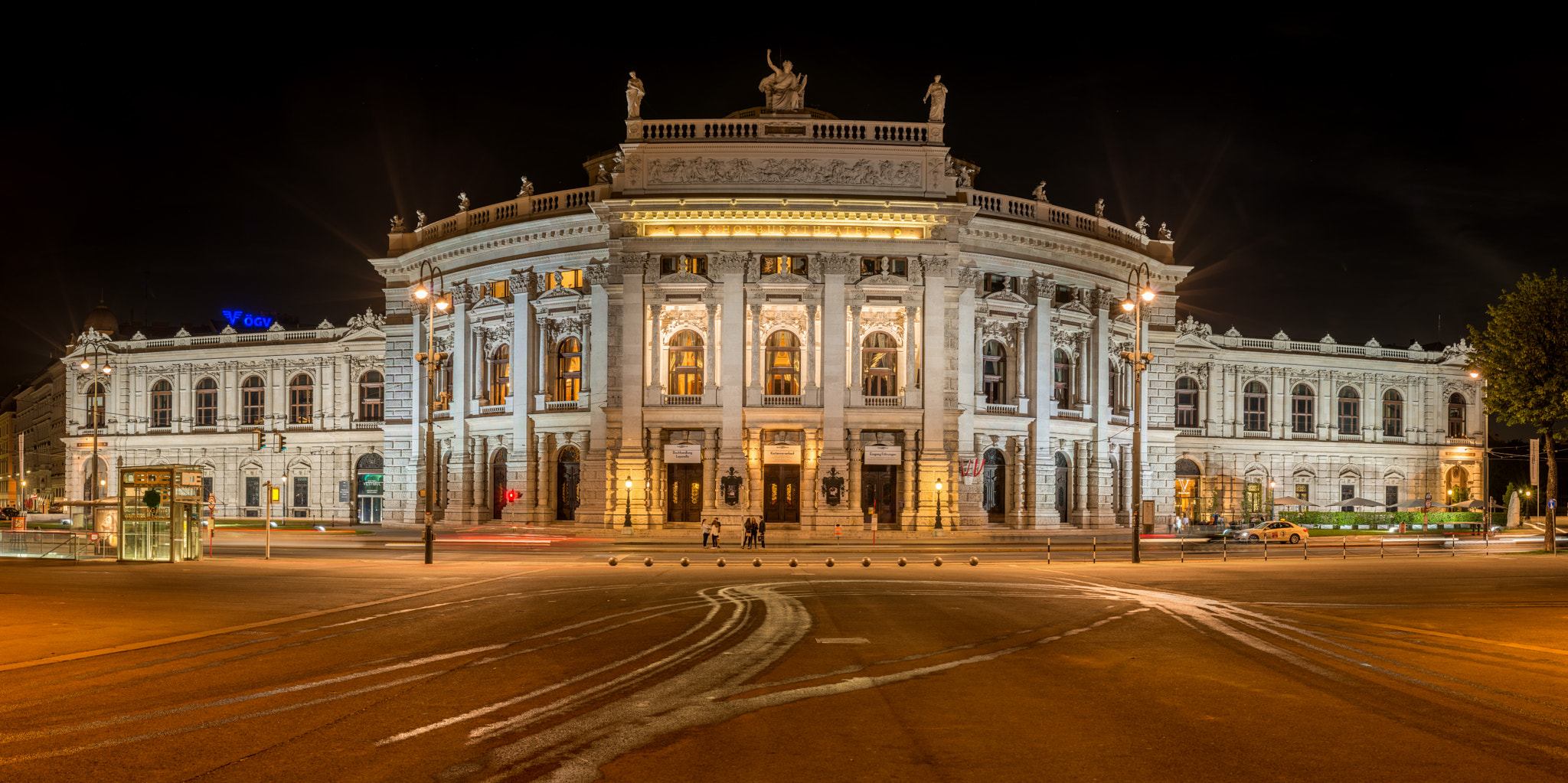 Nikon D800E + Sigma 50mm F1.4 DG HSM Art sample photo. Burgtheater hdr panorama photography