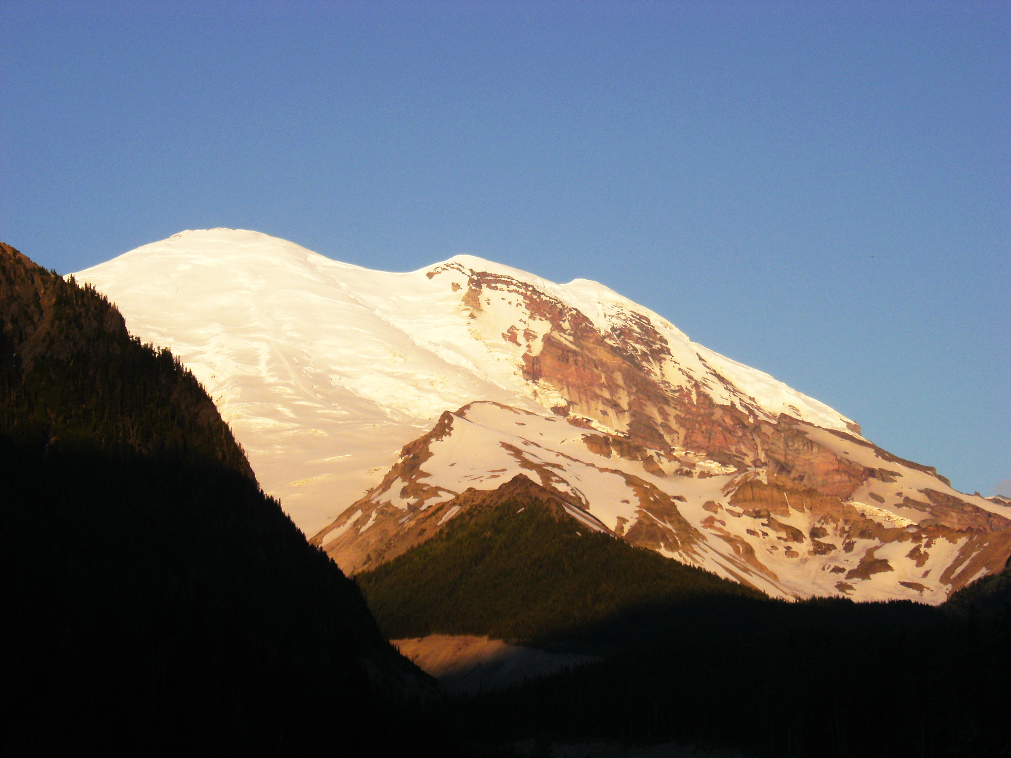 Fujifilm FinePix F480 sample photo. Mount rainier national park photography