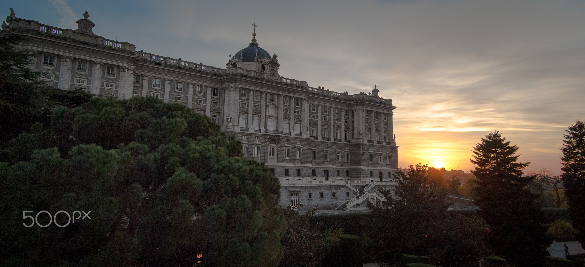 Madrid sunset