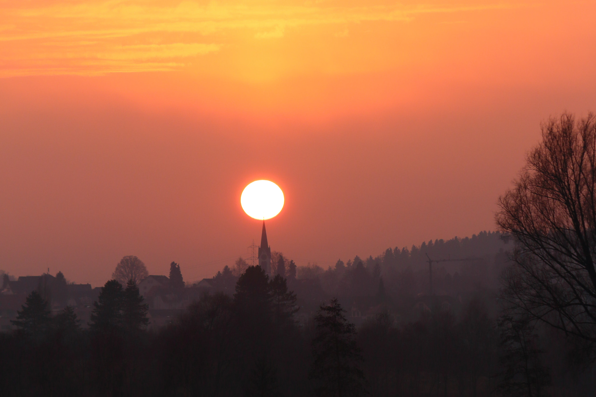 Canon EF-S 55-250mm F4-5.6 IS sample photo. Sunset photography