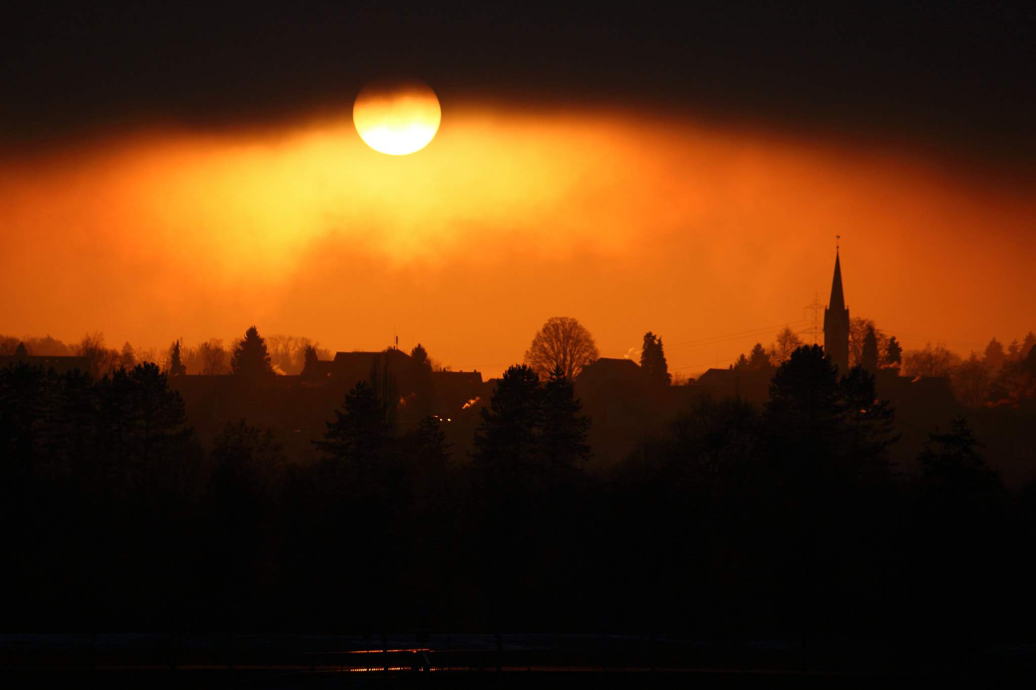 Canon EF-S 55-250mm F4-5.6 IS sample photo. Sunset photography