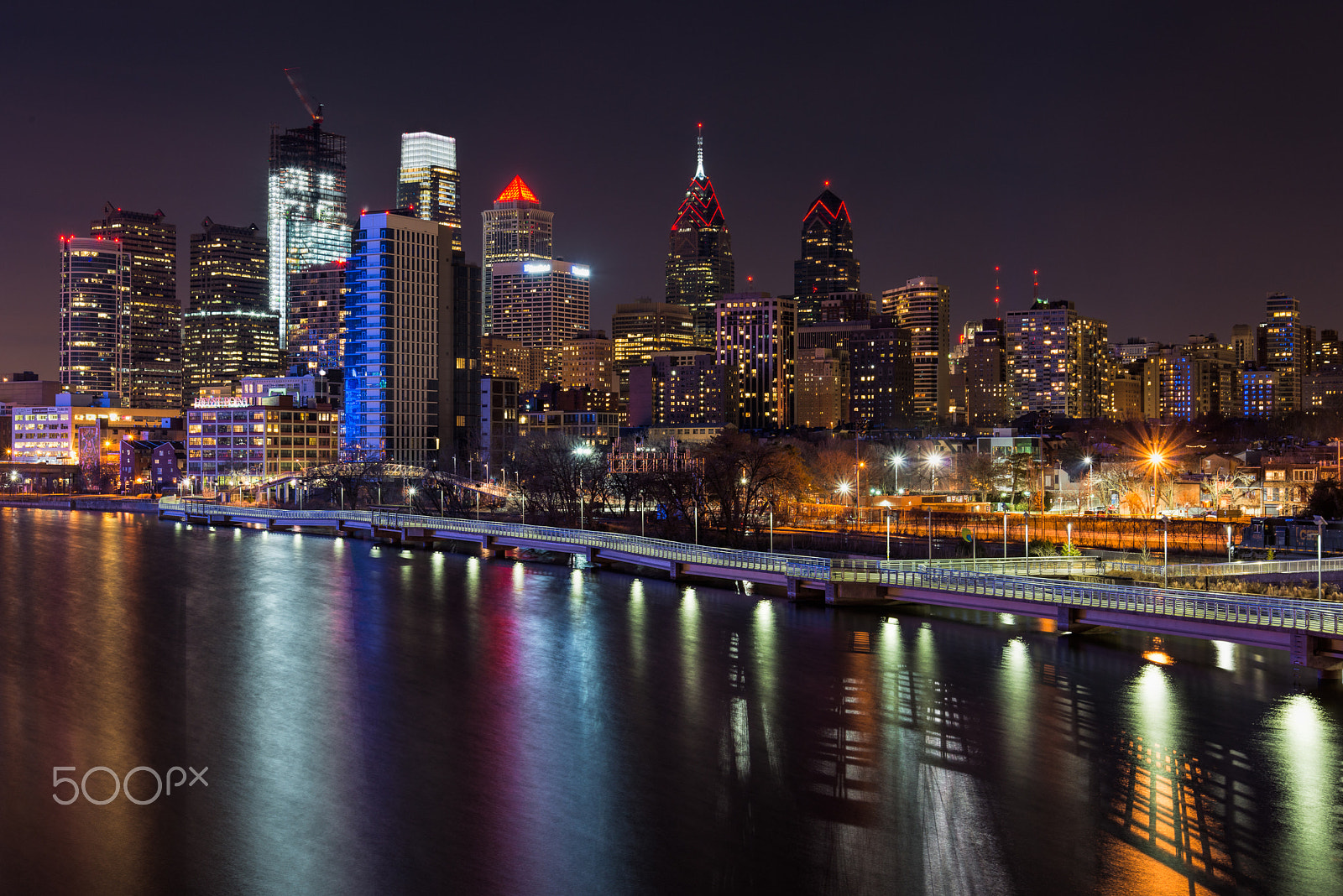Nikon D800E sample photo. Philadelphia skyline ~ photography