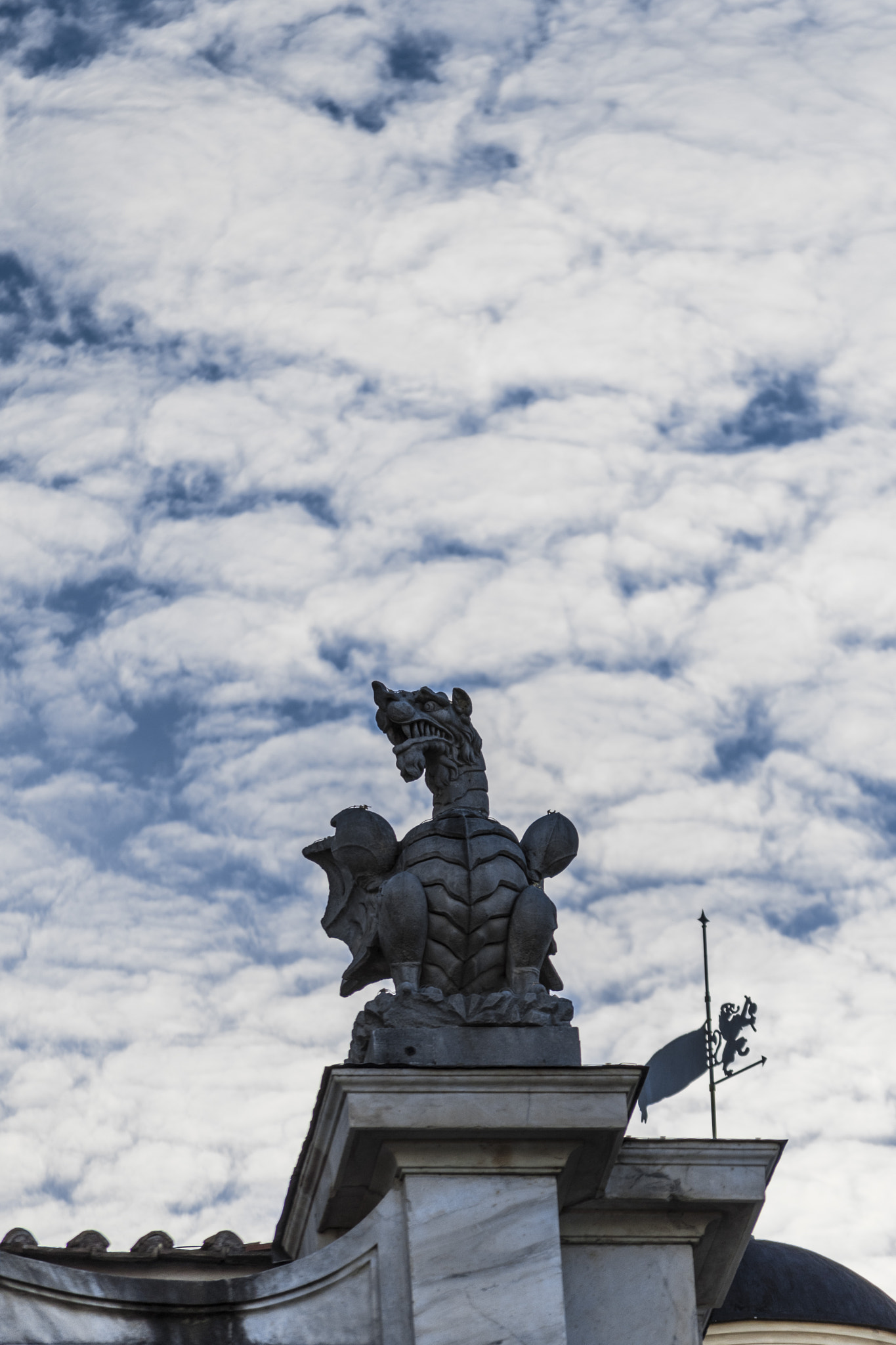 Nikon D5500 sample photo. Dragon gargoyle photography