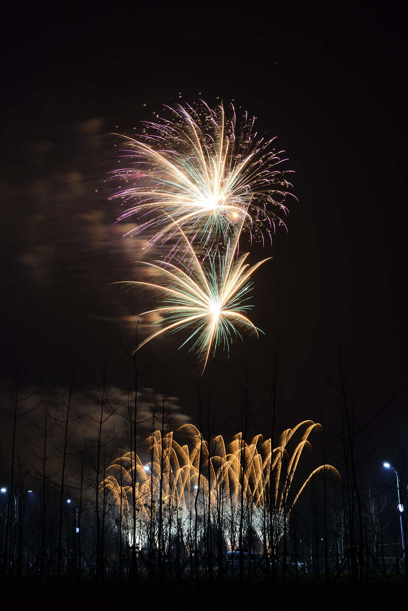 Nikon D800 sample photo. Fireworks of lantern festival photography