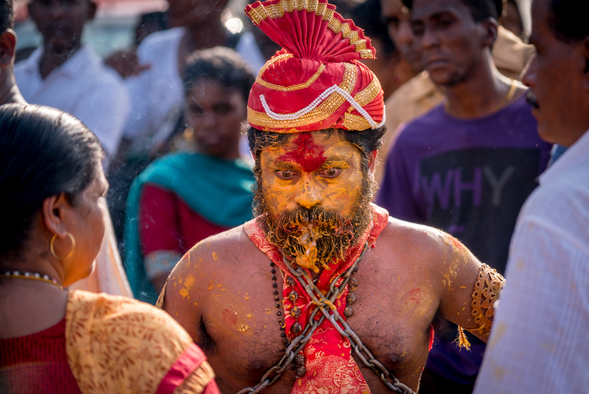 Sony a7S II + Sony FE 24-240mm F3.5-6.3 OSS sample photo. Thaipusam 2017, batu caves photography