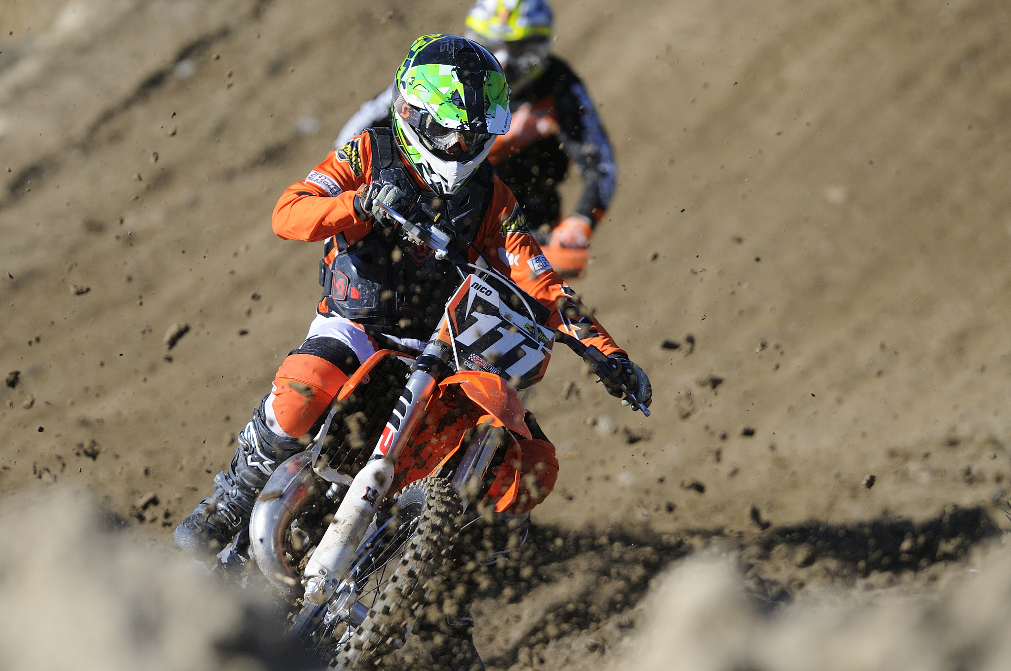 Nikon AF-S Nikkor 300mm F2.8G ED-IF VR sample photo. Motocross photography