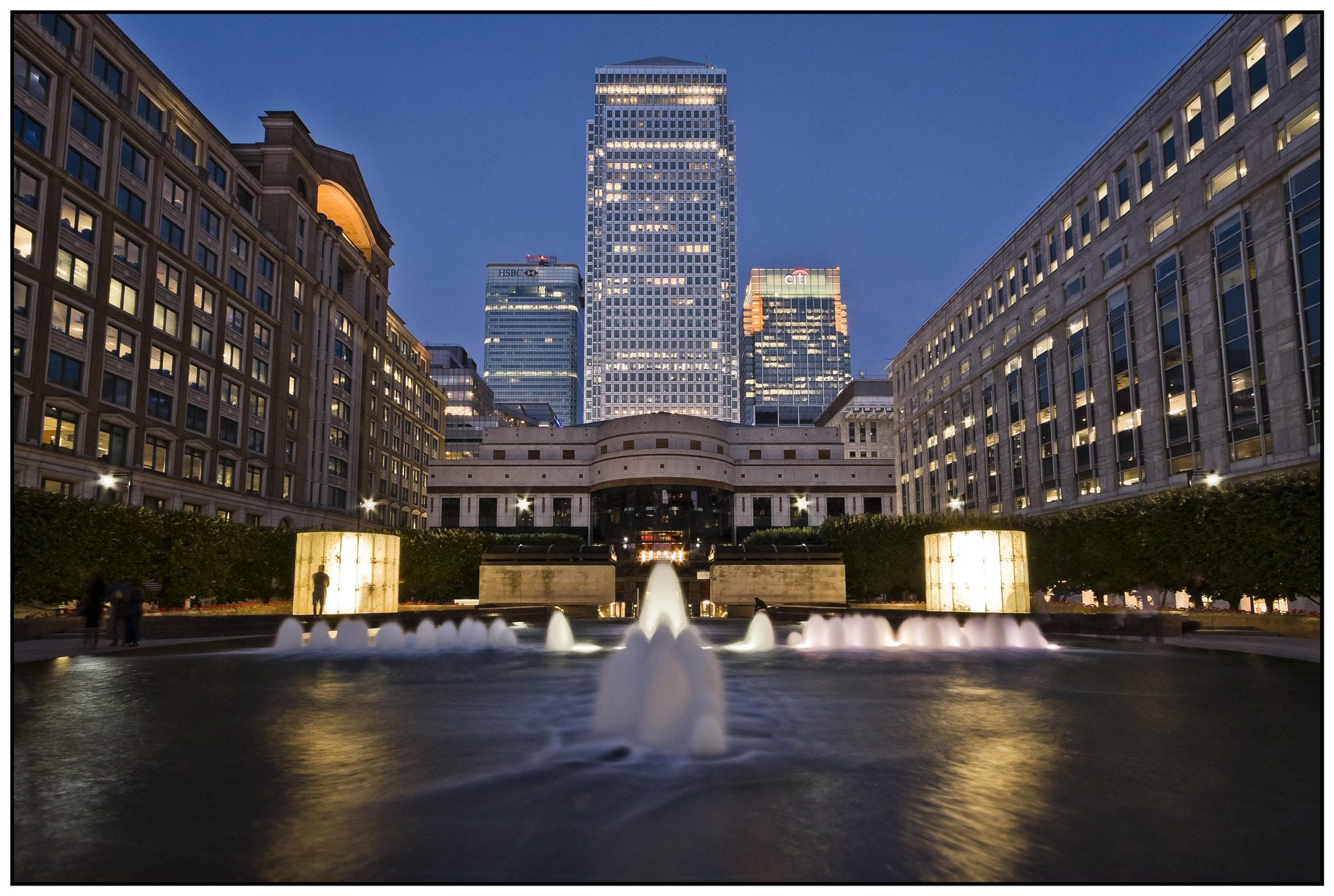 Canon EOS 40D sample photo. Cabot square, canary wharf, london. photography