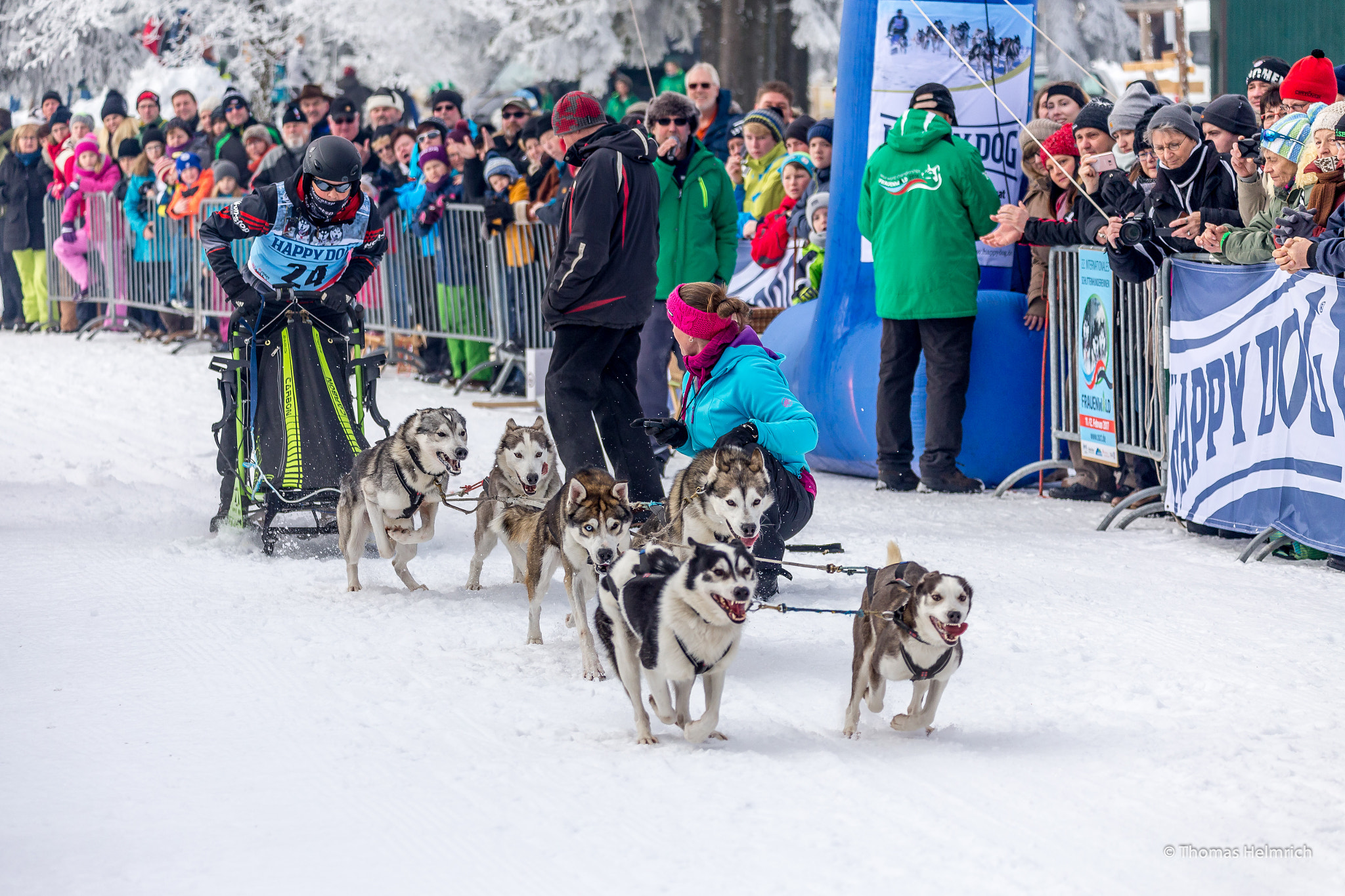 150-600mm F5-6.3 DG OS HSM | Contemporary 015 sample photo. Schlittenhunderennen photography