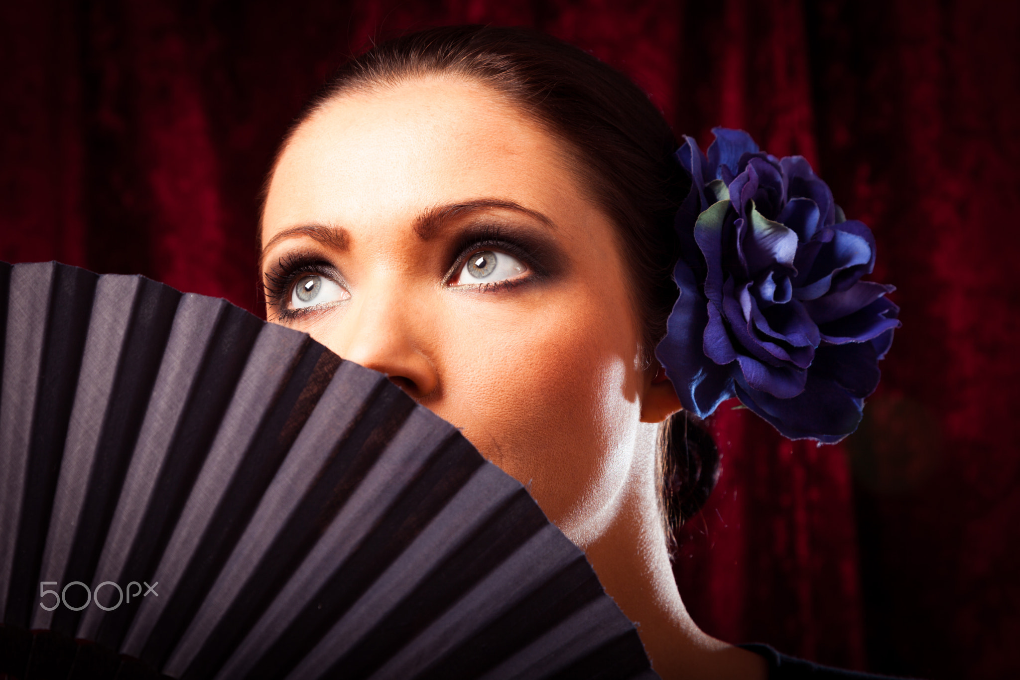 Young Woman With Fan