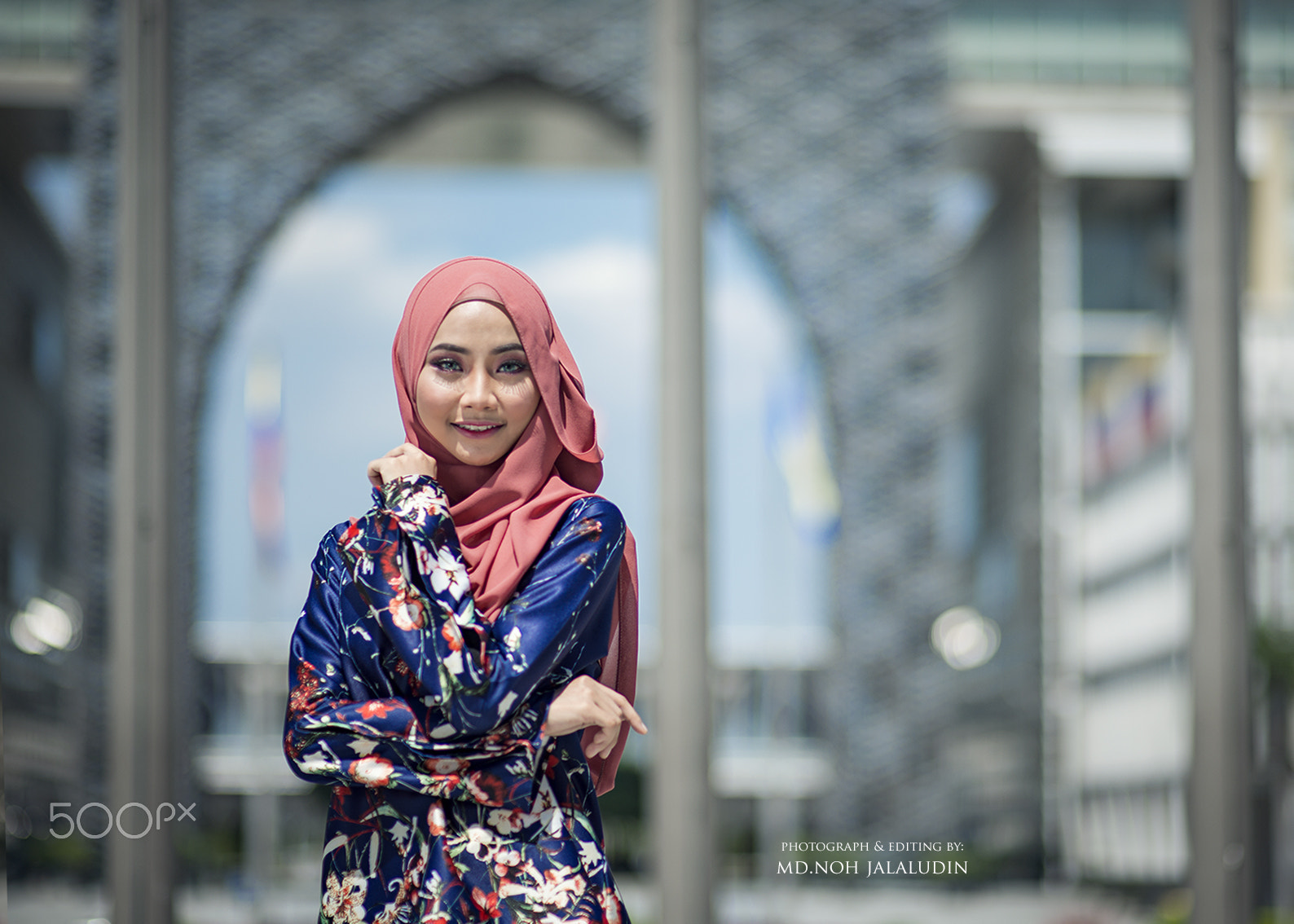 Nikon D800E sample photo. Hijab gurl-putrajaya photography