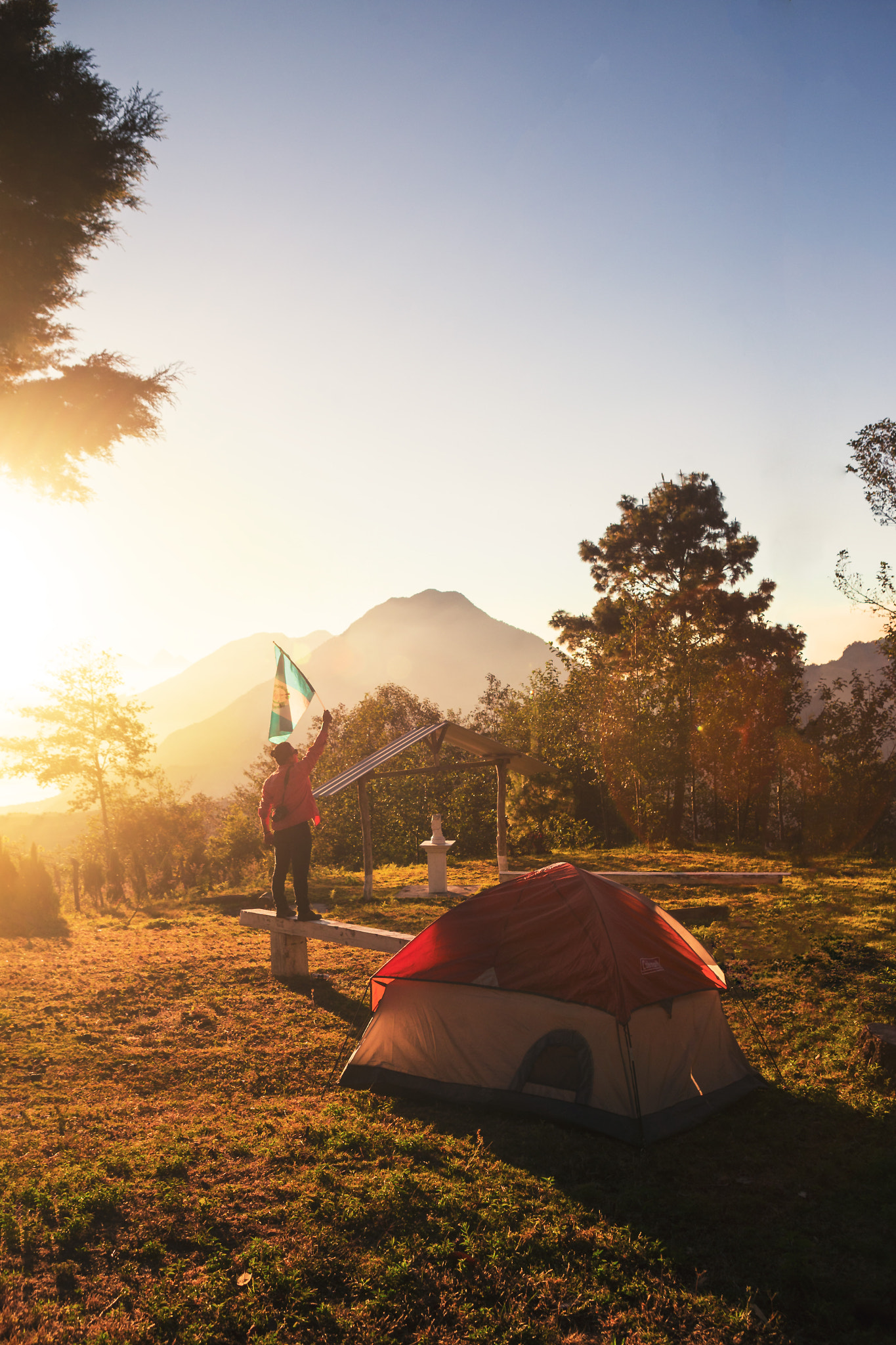 Canon EF 28-105mm f/3.5-4.5 USM sample photo. Camping day photography