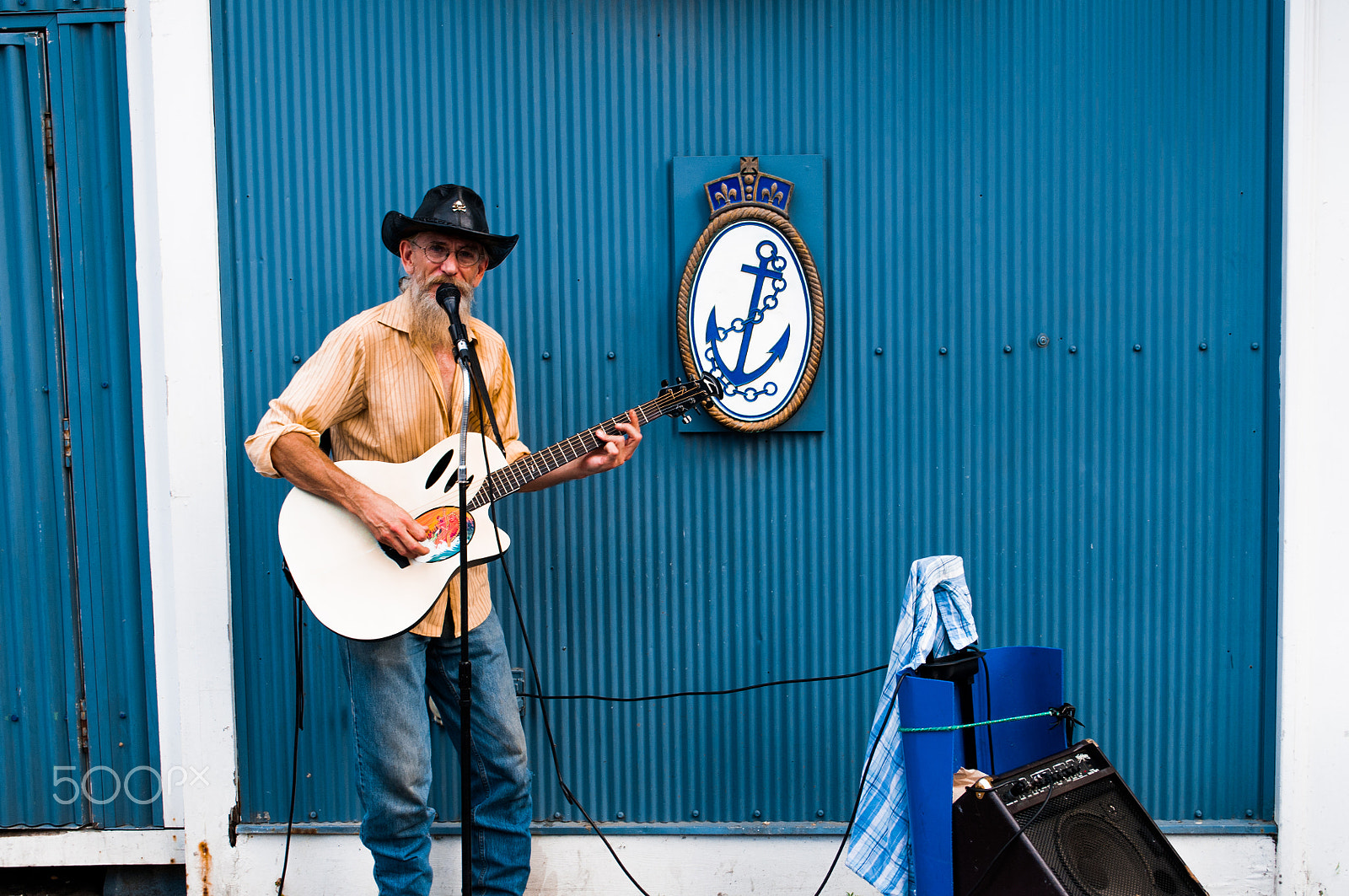 Nikon D300S sample photo. Street singer photography